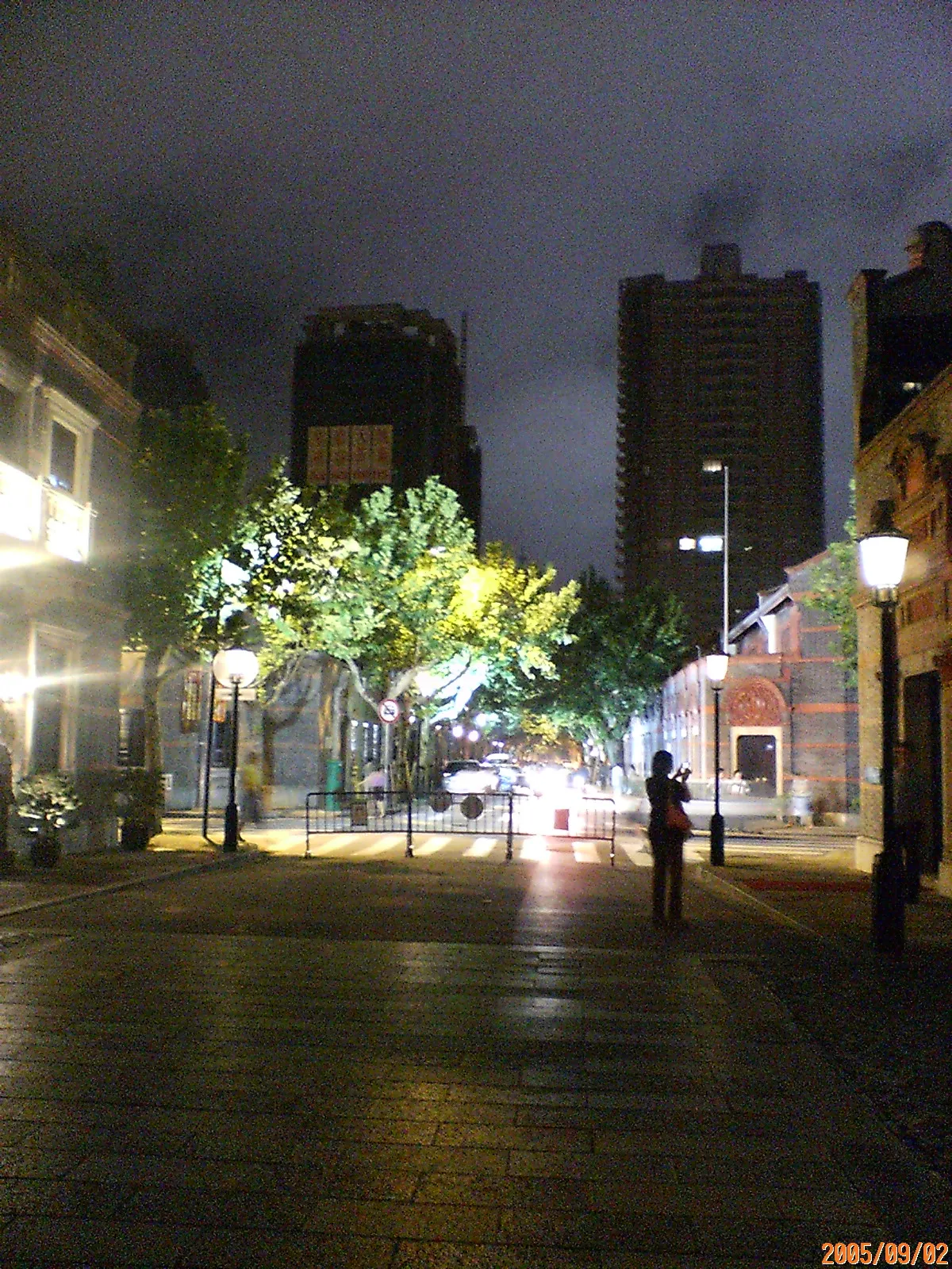 一大会址付近の夜景