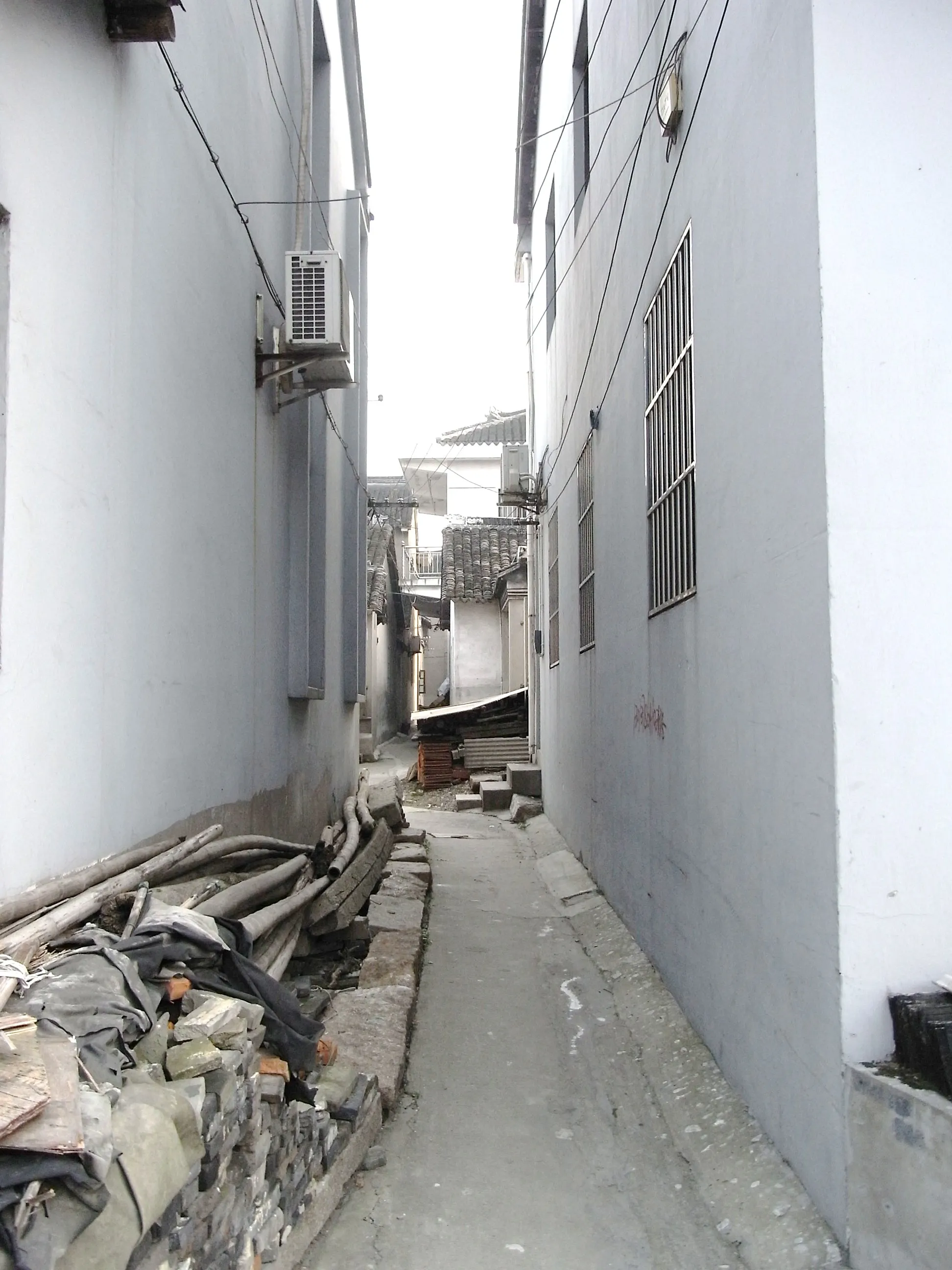 周庄の村の入り口付近