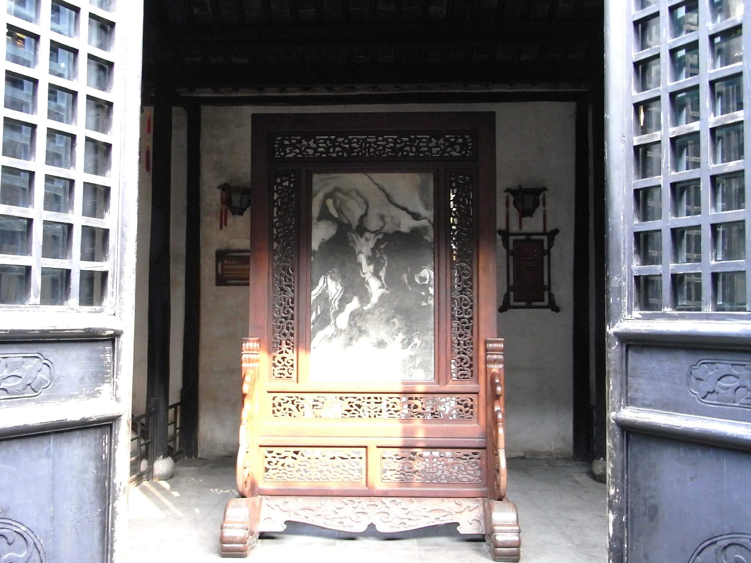 周庄の張庁（玉燕堂）の外観