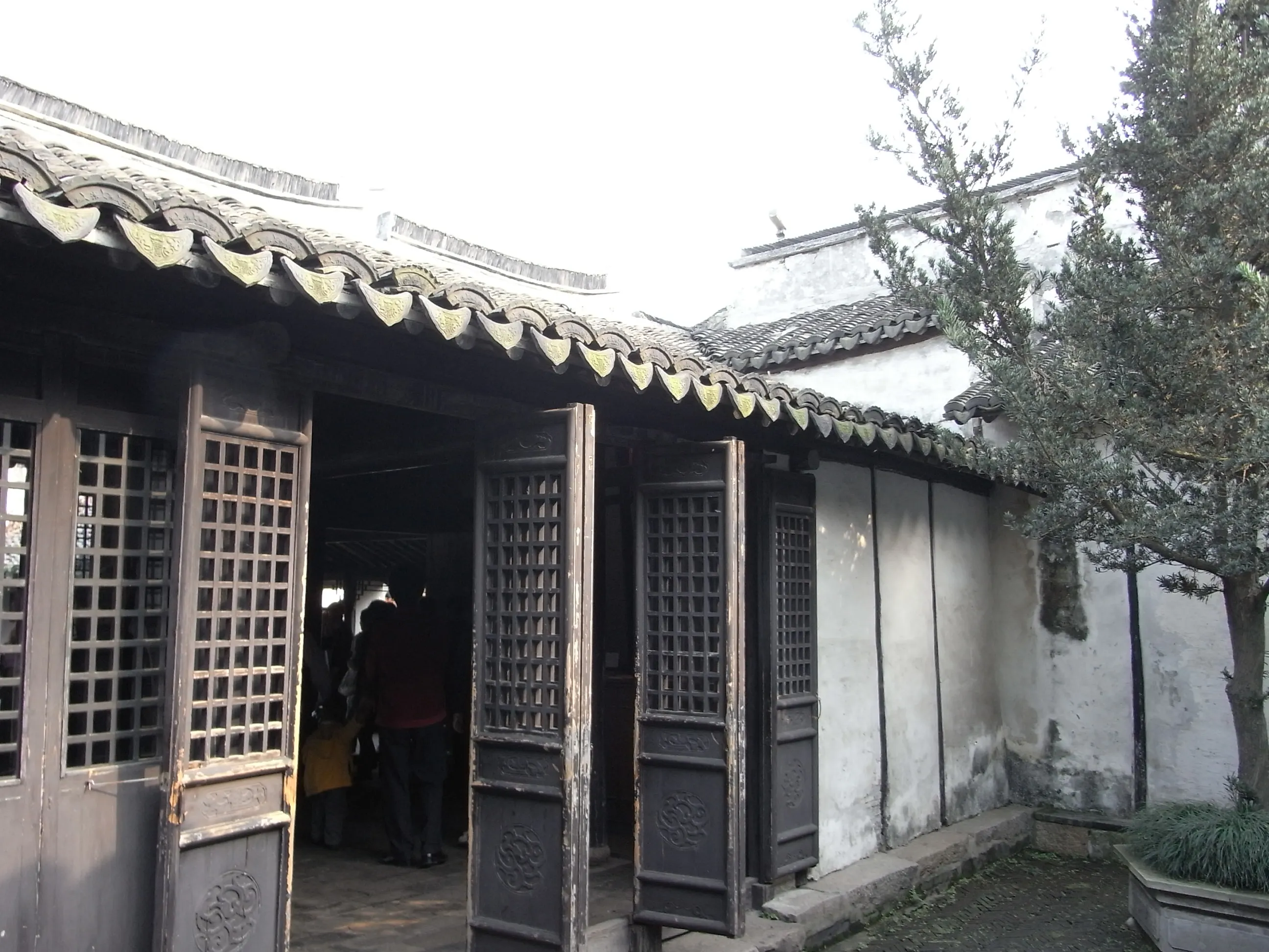 開放的な明代の建物