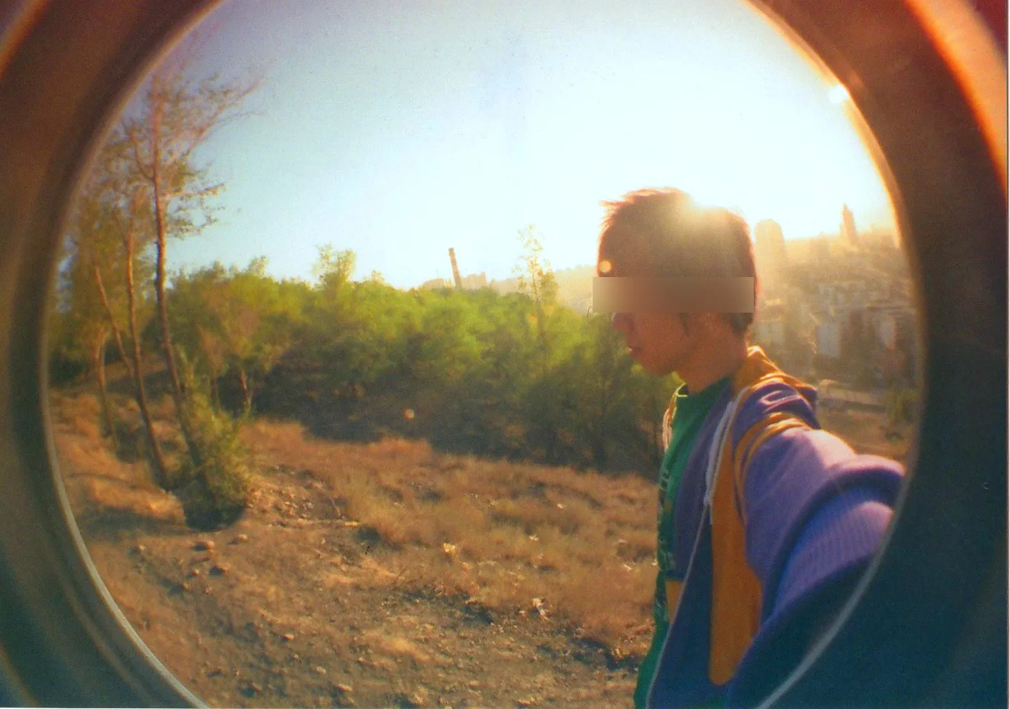 アルタイ路の丘での記念撮影