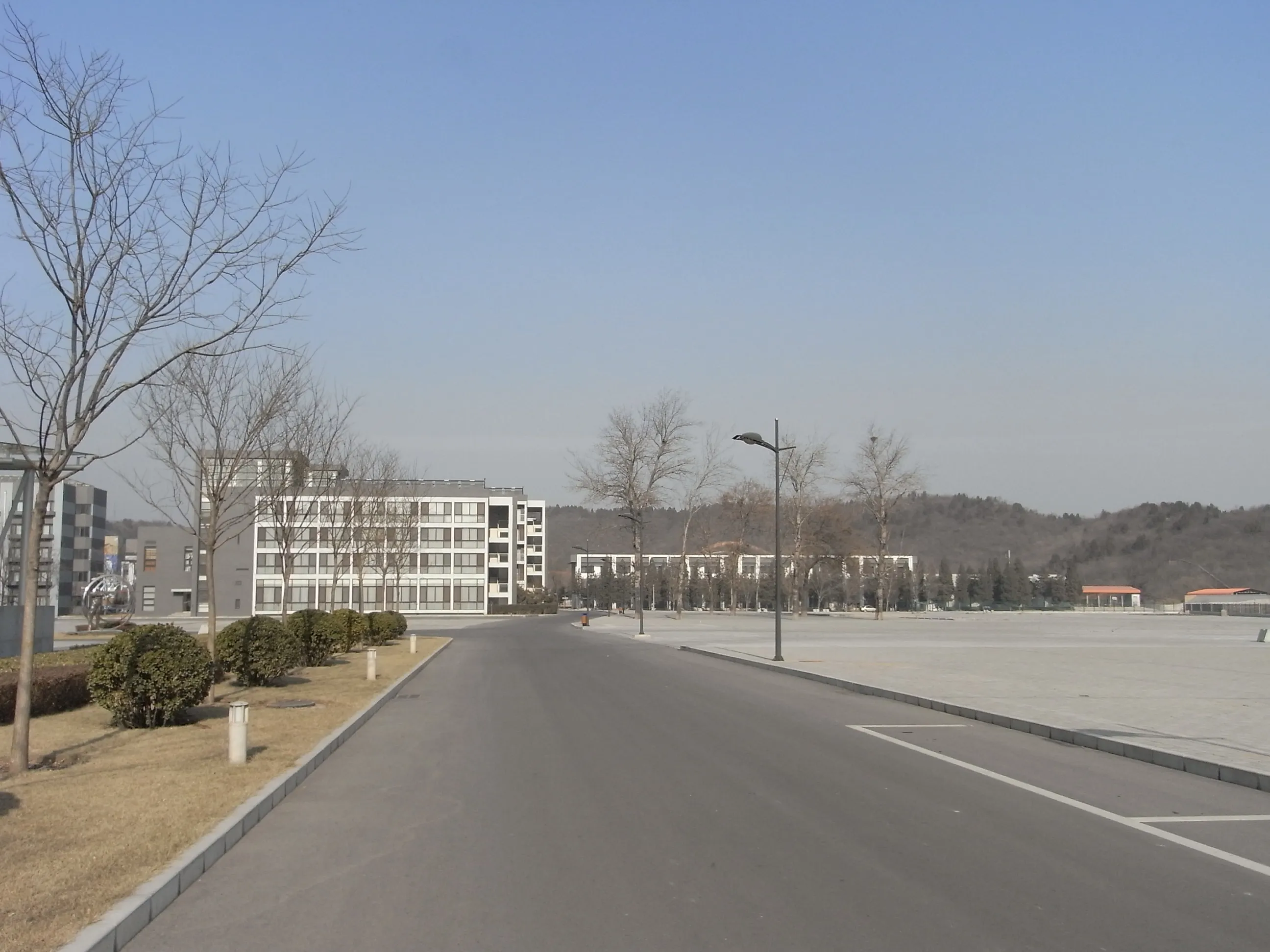 北京射撃場内の道