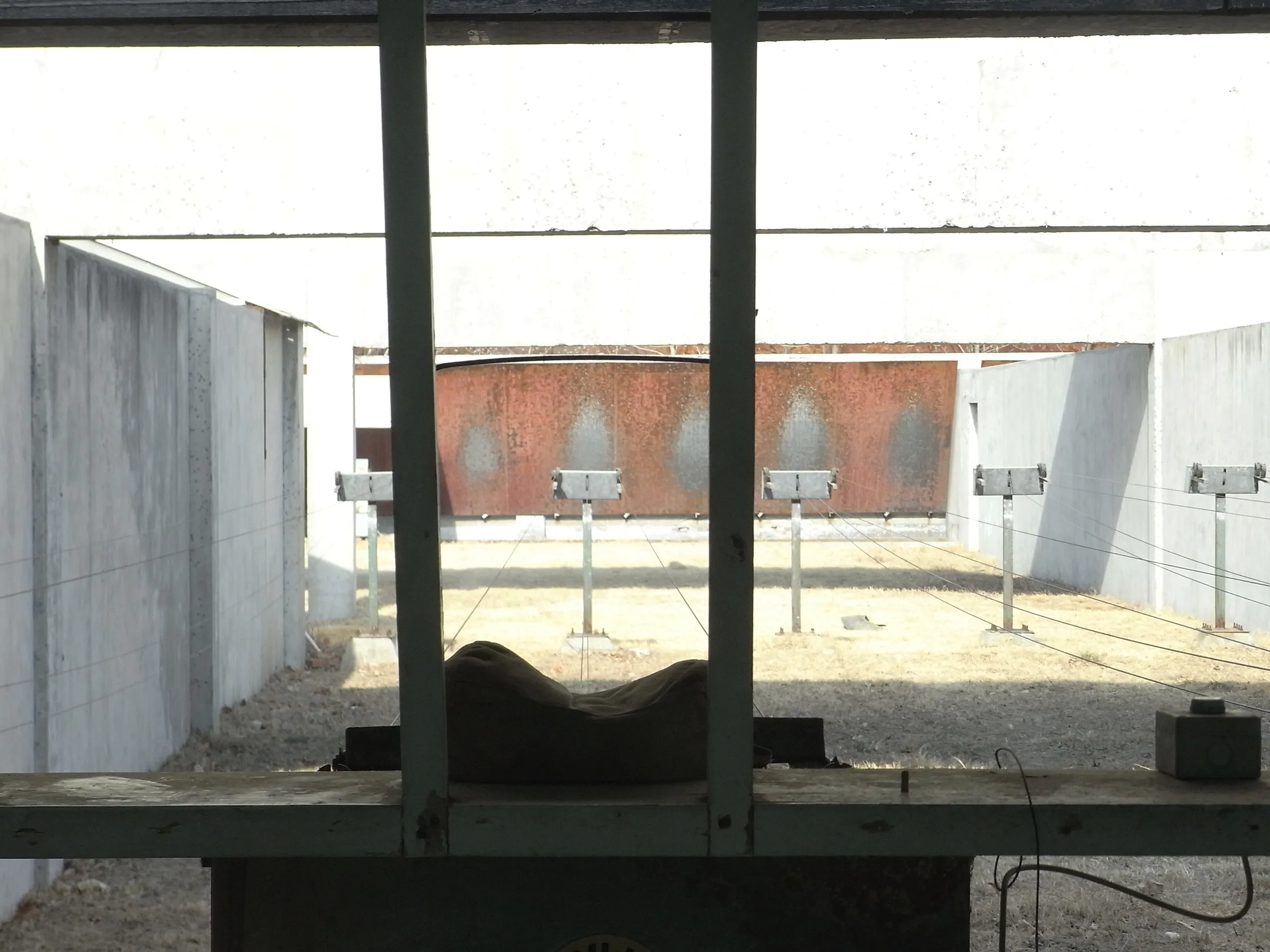 射撃ブースの様子