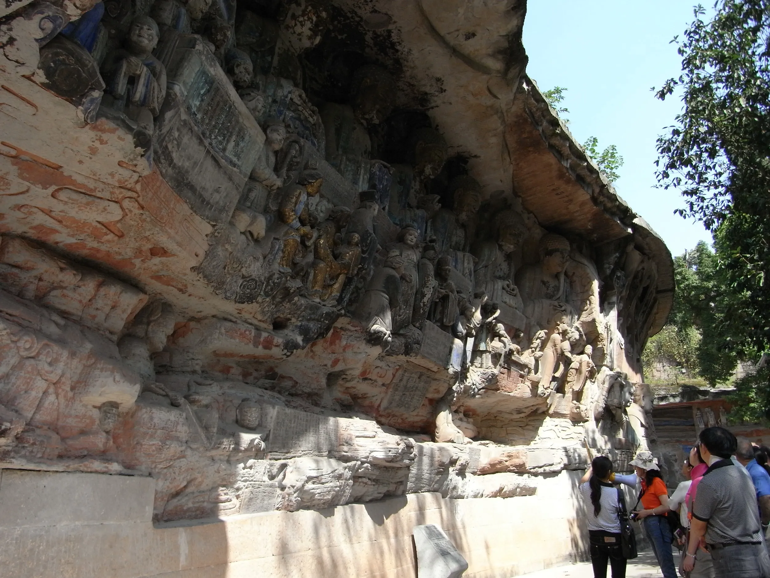 見応えのある宝頂山石刻