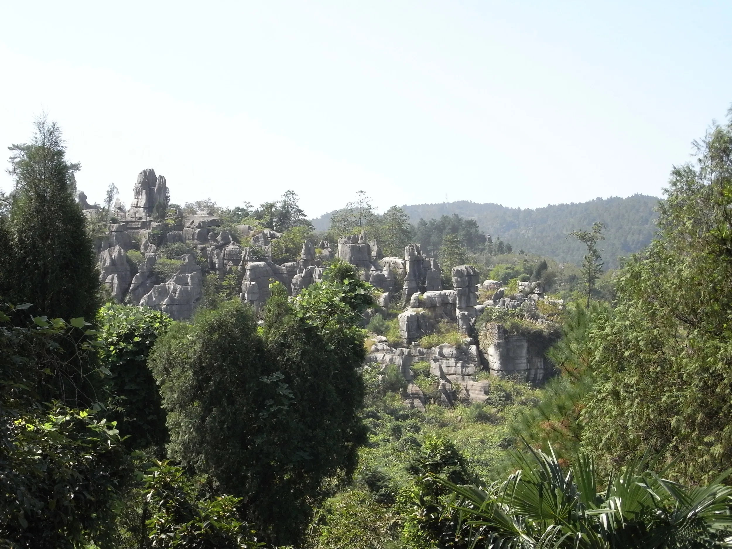 RICOH R10で望遠撮影した石林