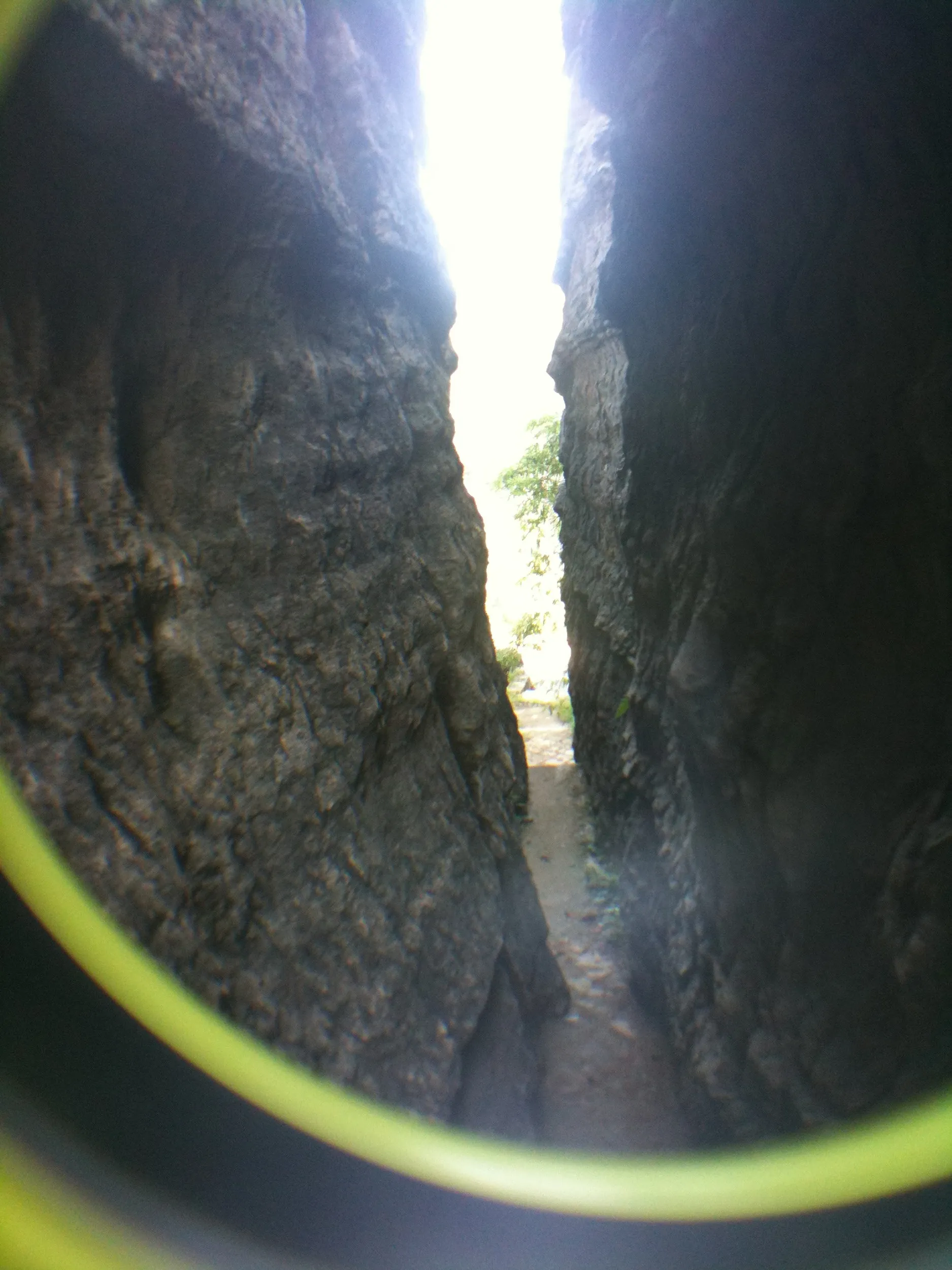 石林の狭い路地