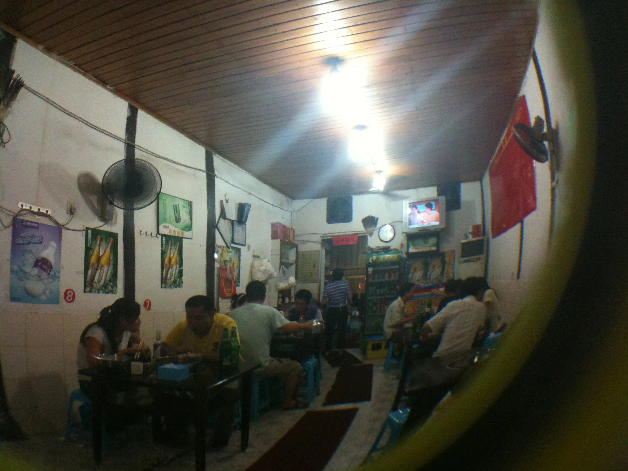 磁器口での重慶料理