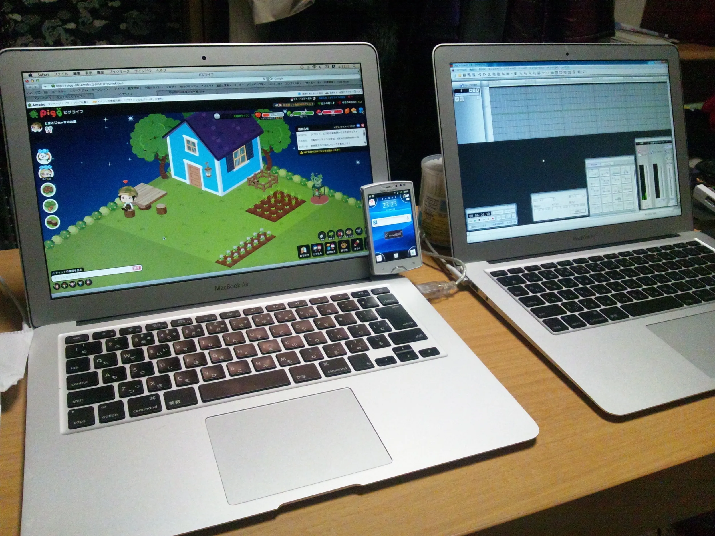 ドスパラのPCとMacbook Air