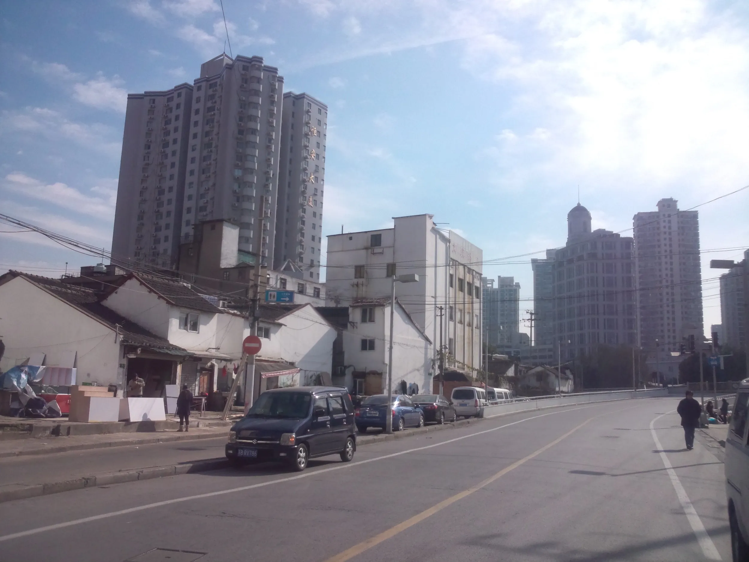 新閘橋付近の風景