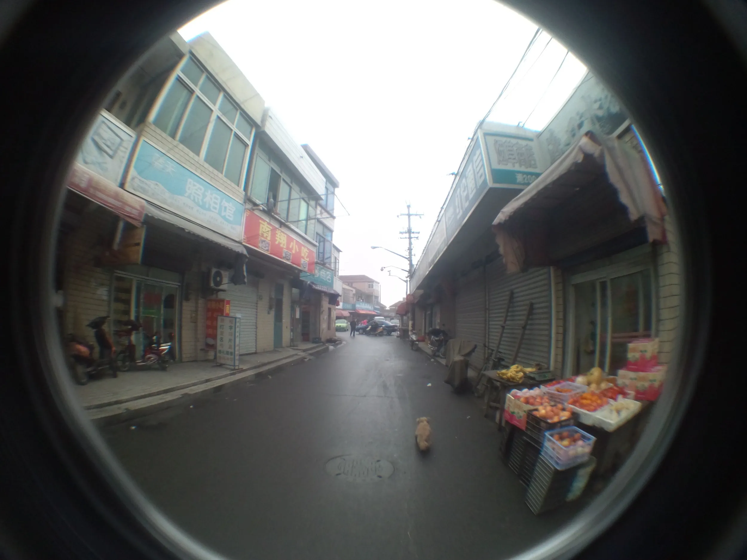 三岔港村周辺の街並み