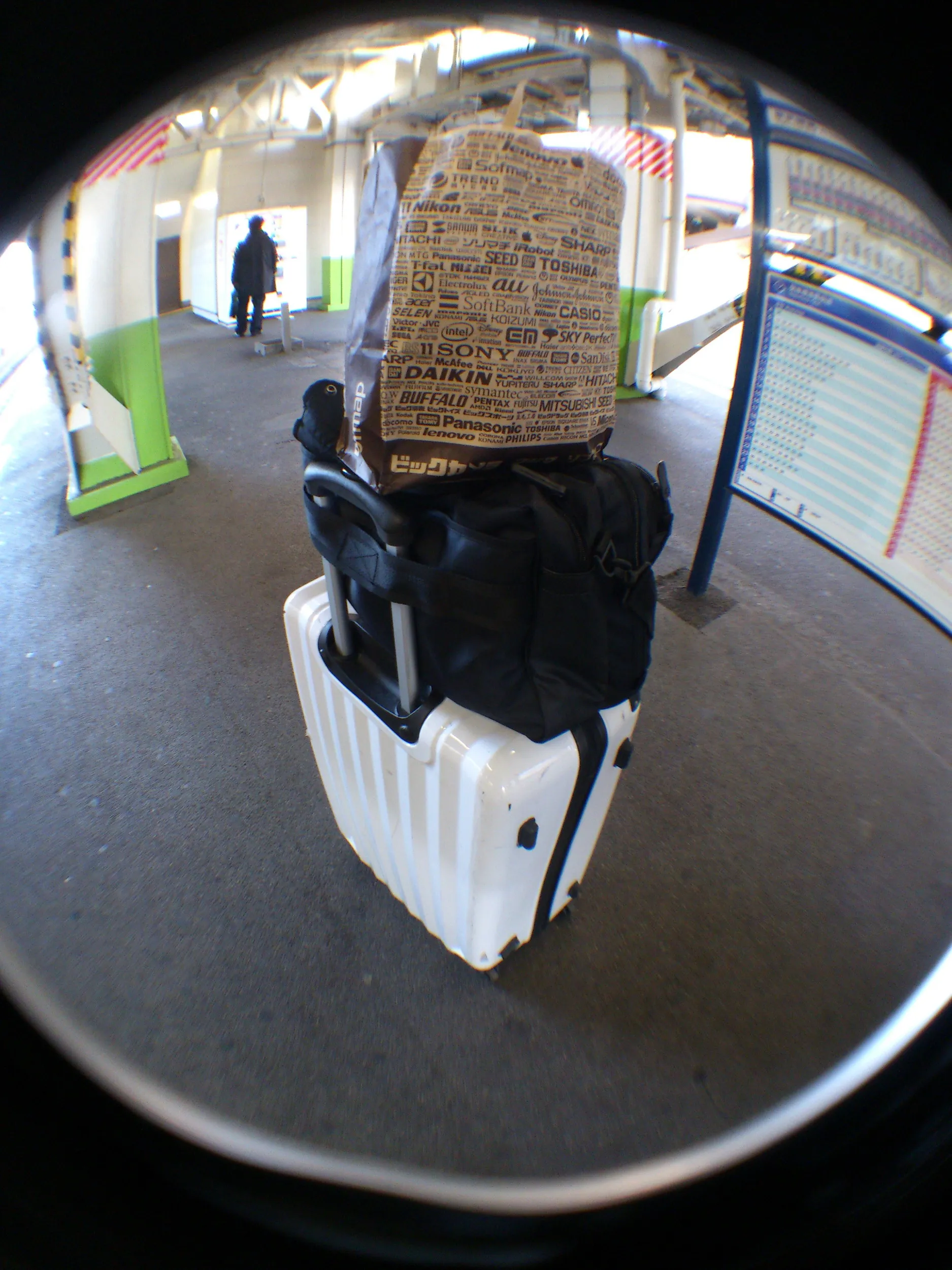 東武東上線の駅ホーム