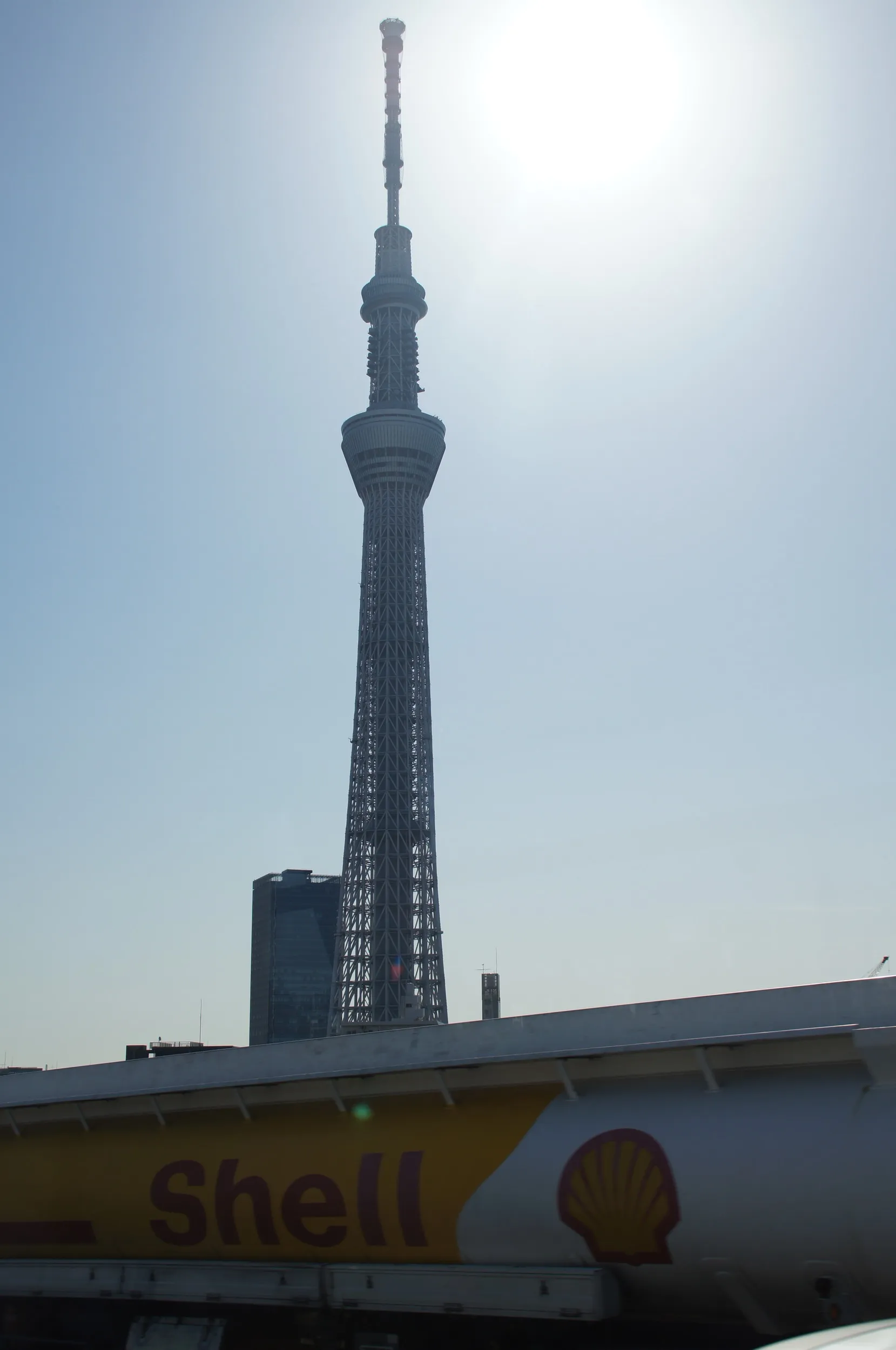 車窓からの東京スカイツリー