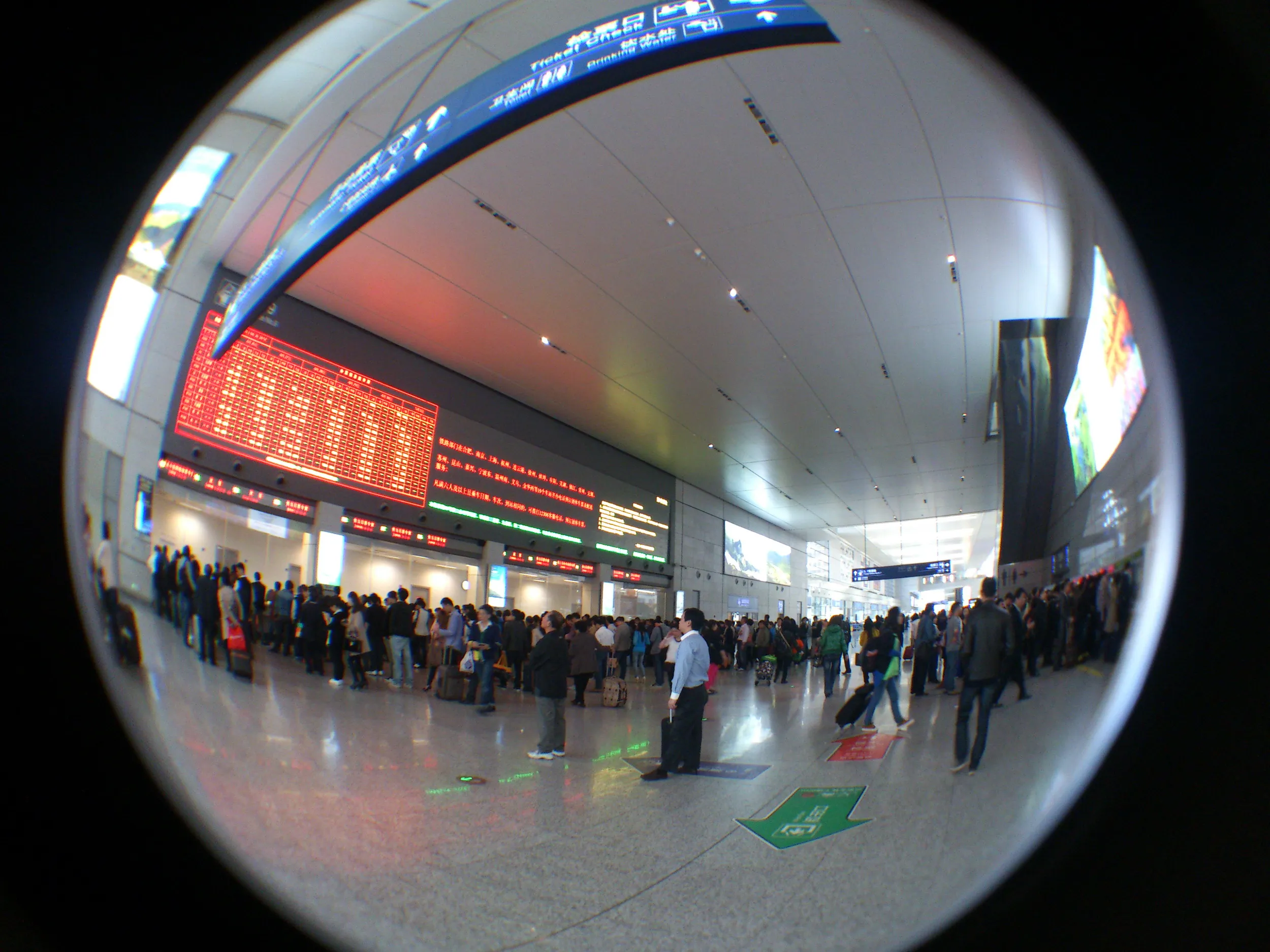 高速鉄道の切符売り場