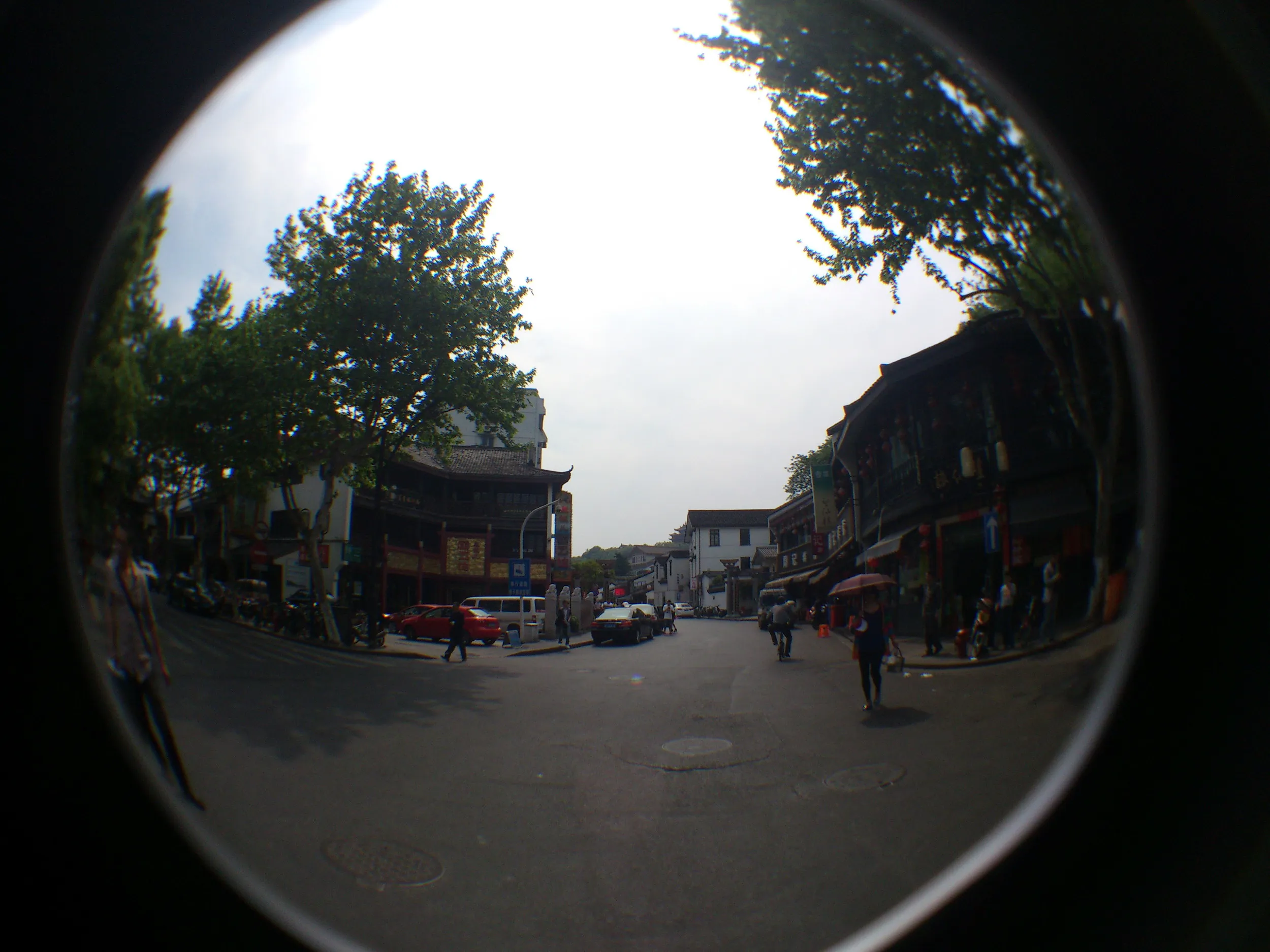 鼓楼前の交差地点