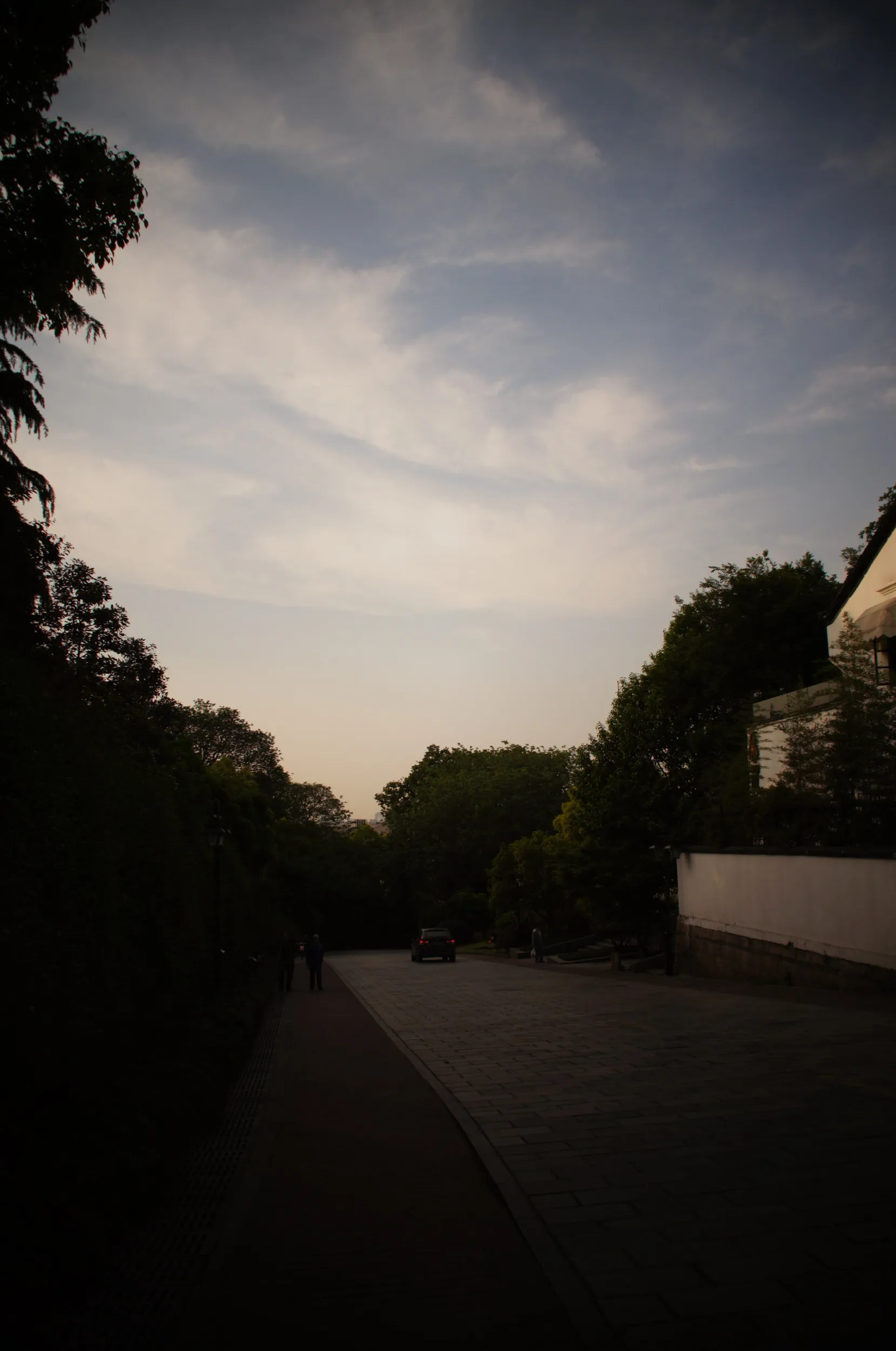 河坊街方面へ続く坂道