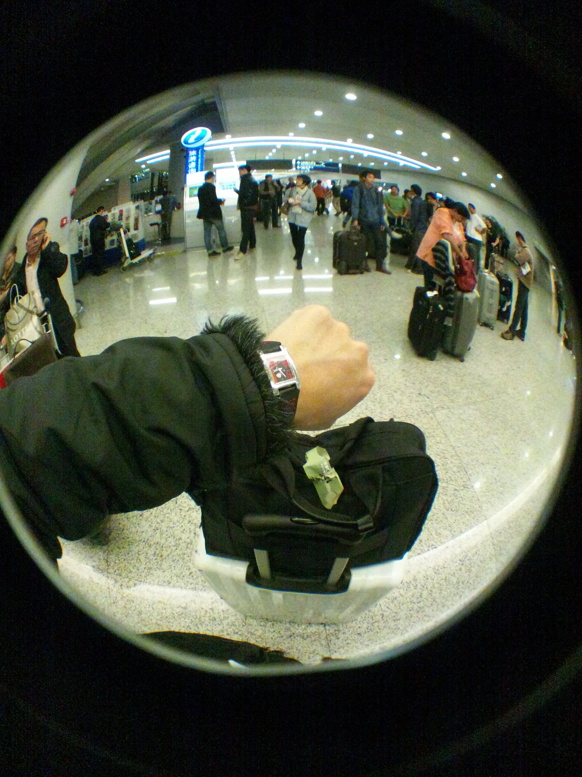 上海浦東国際空港へ到着