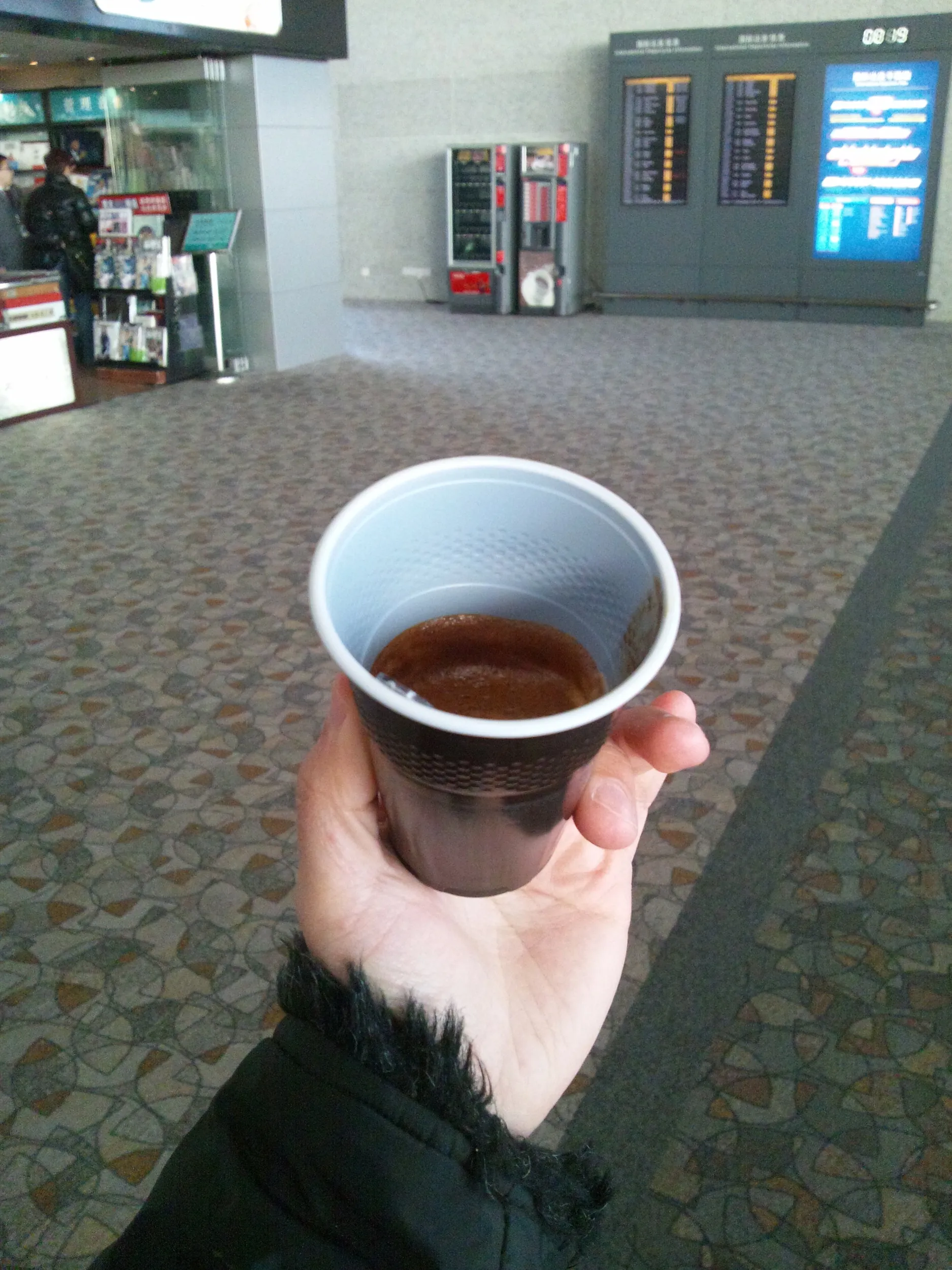 不味いイタリア式コーヒー