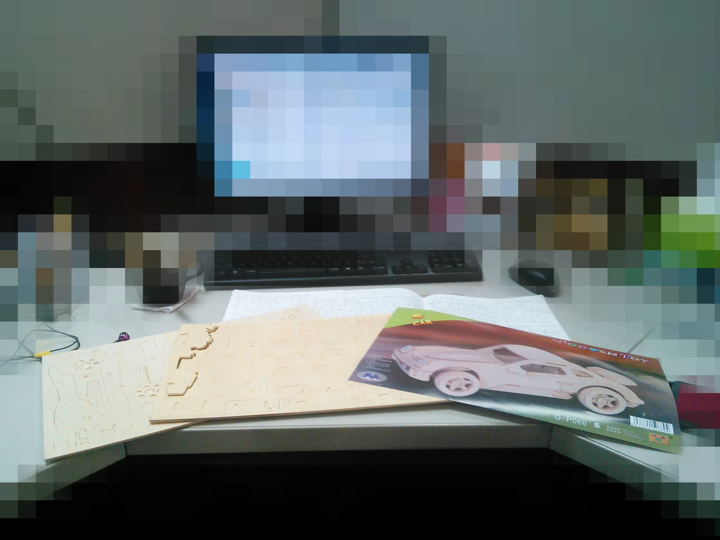 景品の車の模型