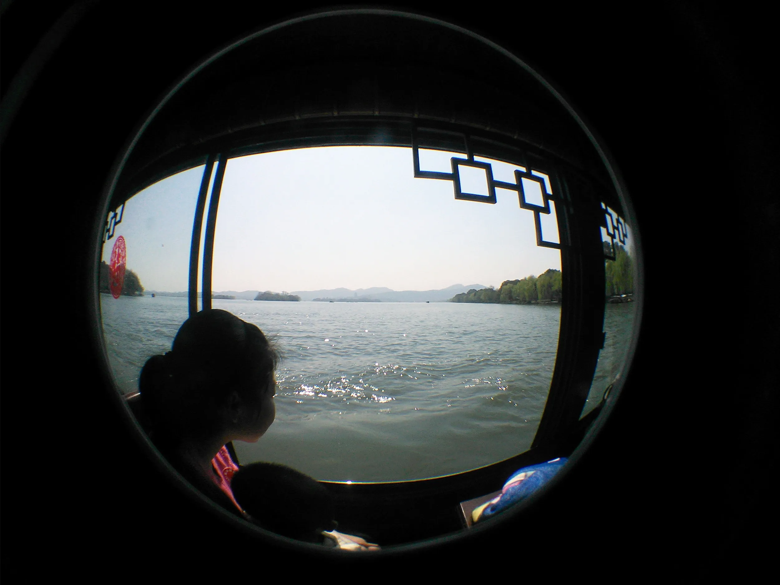 遊覧船からの風景