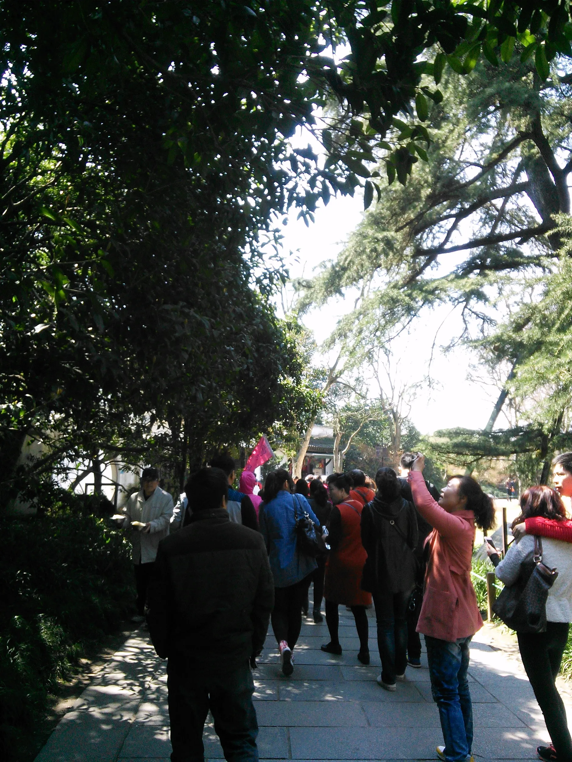 花港観魚の風景