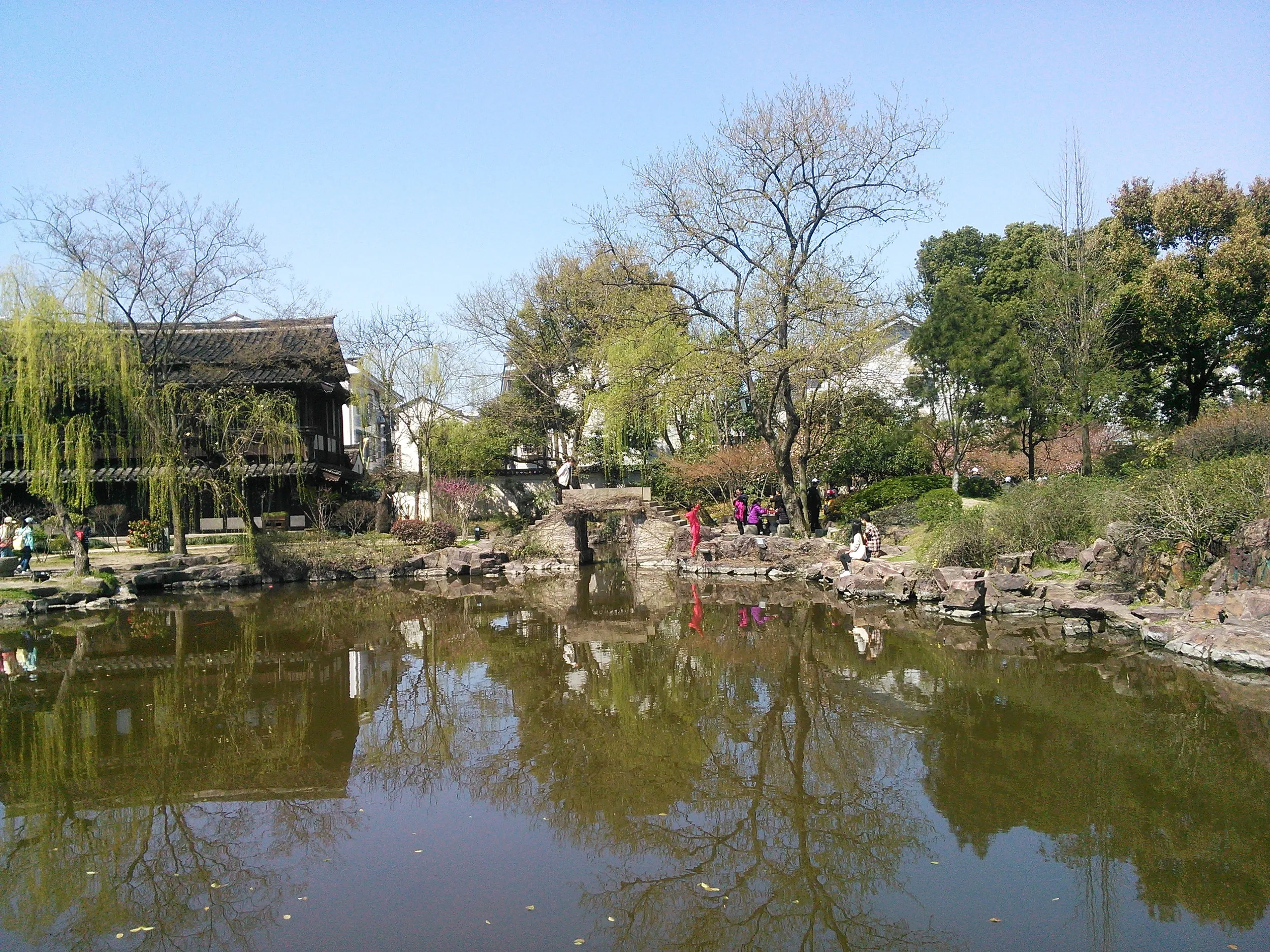 沈園 池のほとり