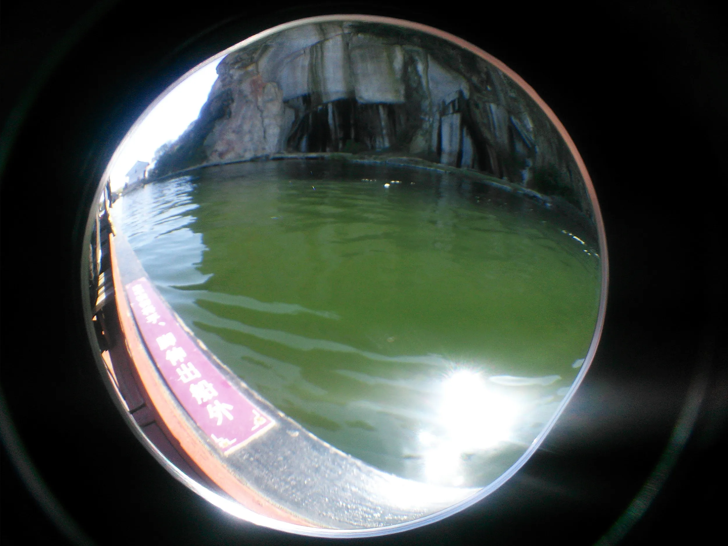 ボートからの東湖風景