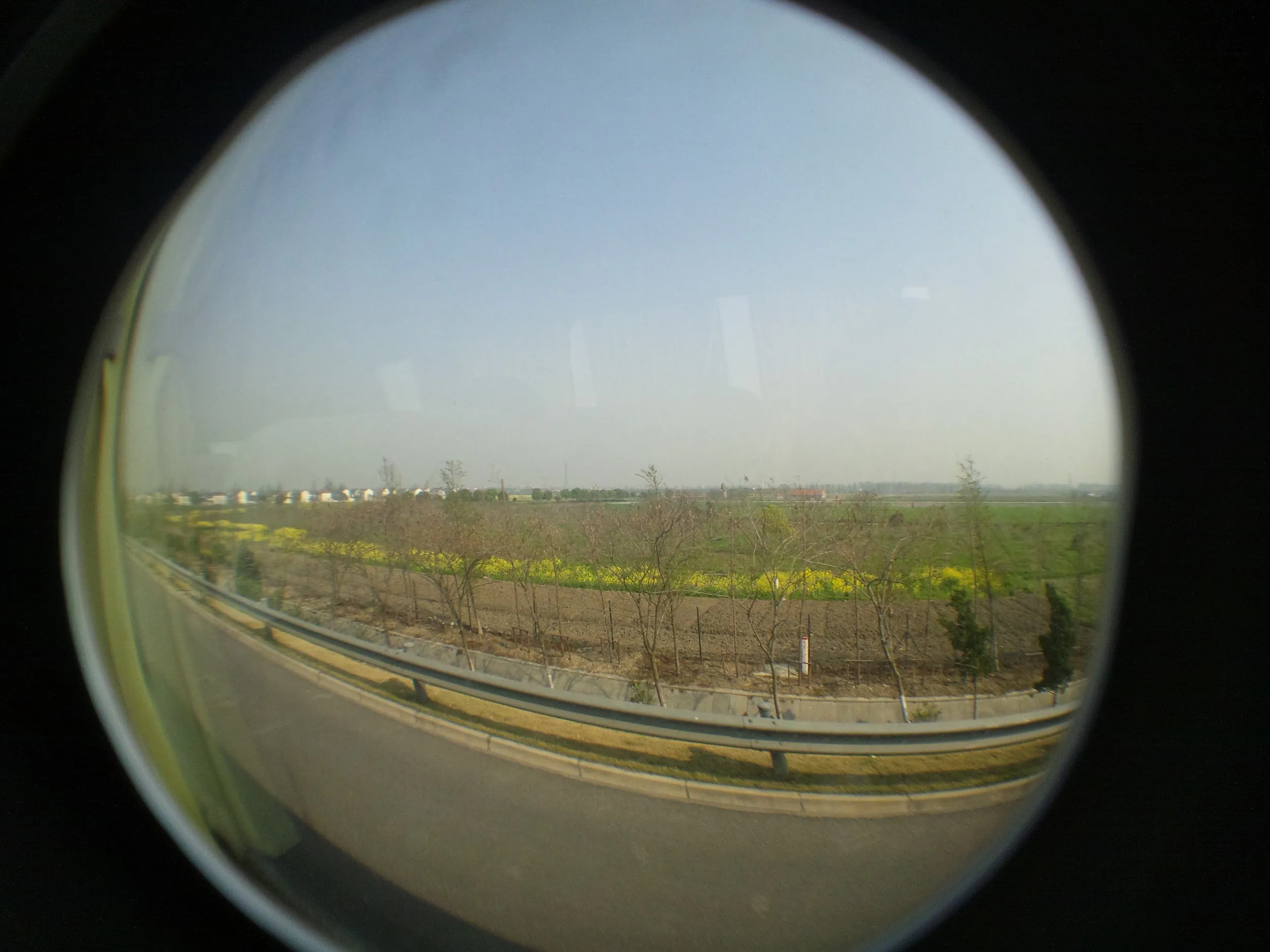 上海・杭州間の車窓風景