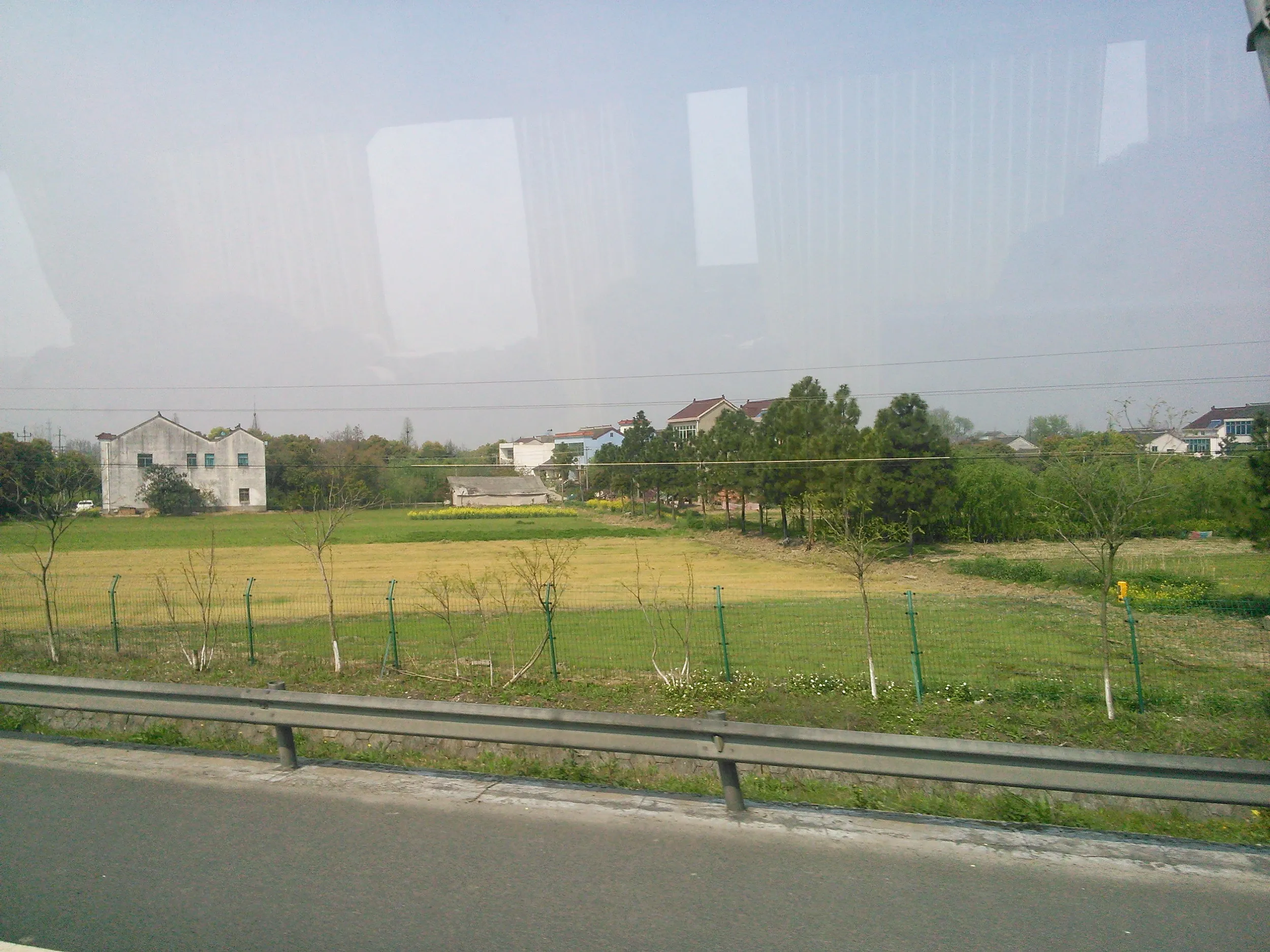 上海・杭州間の車窓風景