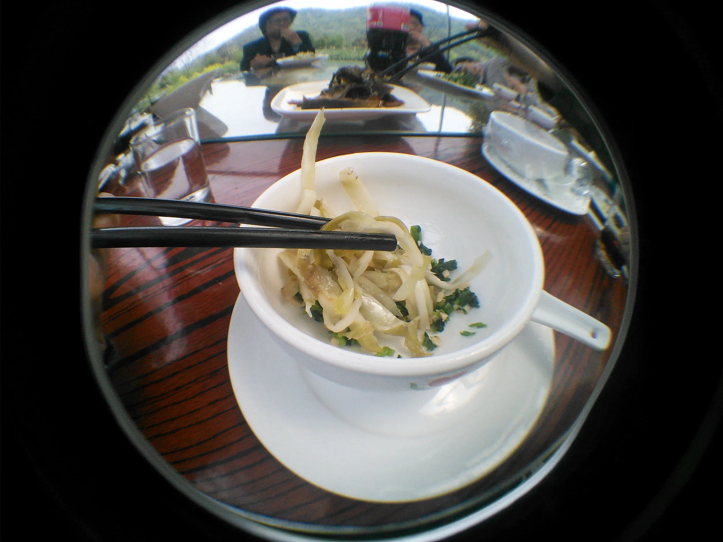 産地にて杭州の家庭料理を食す