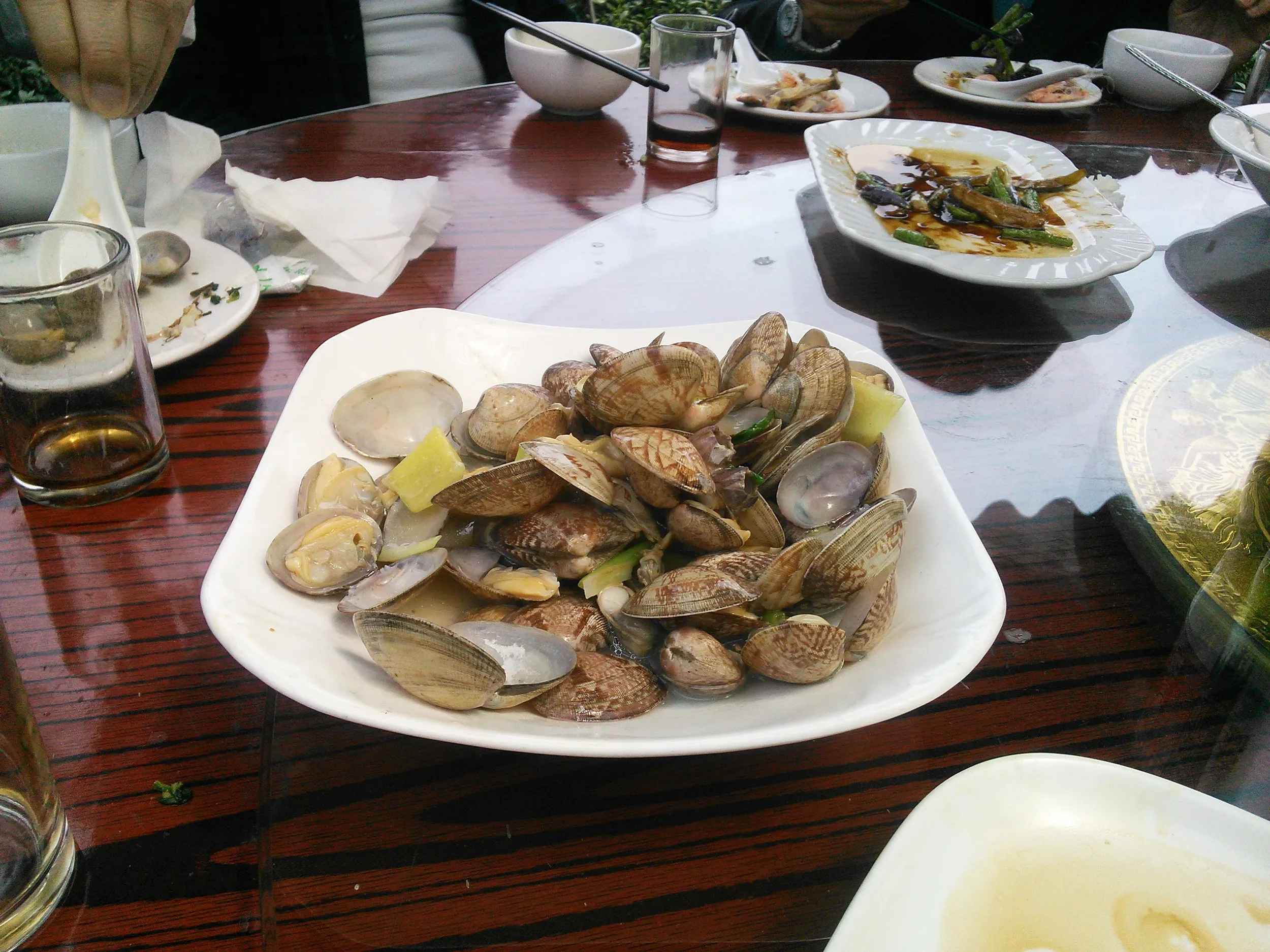 産地にて杭州の家庭料理を食す