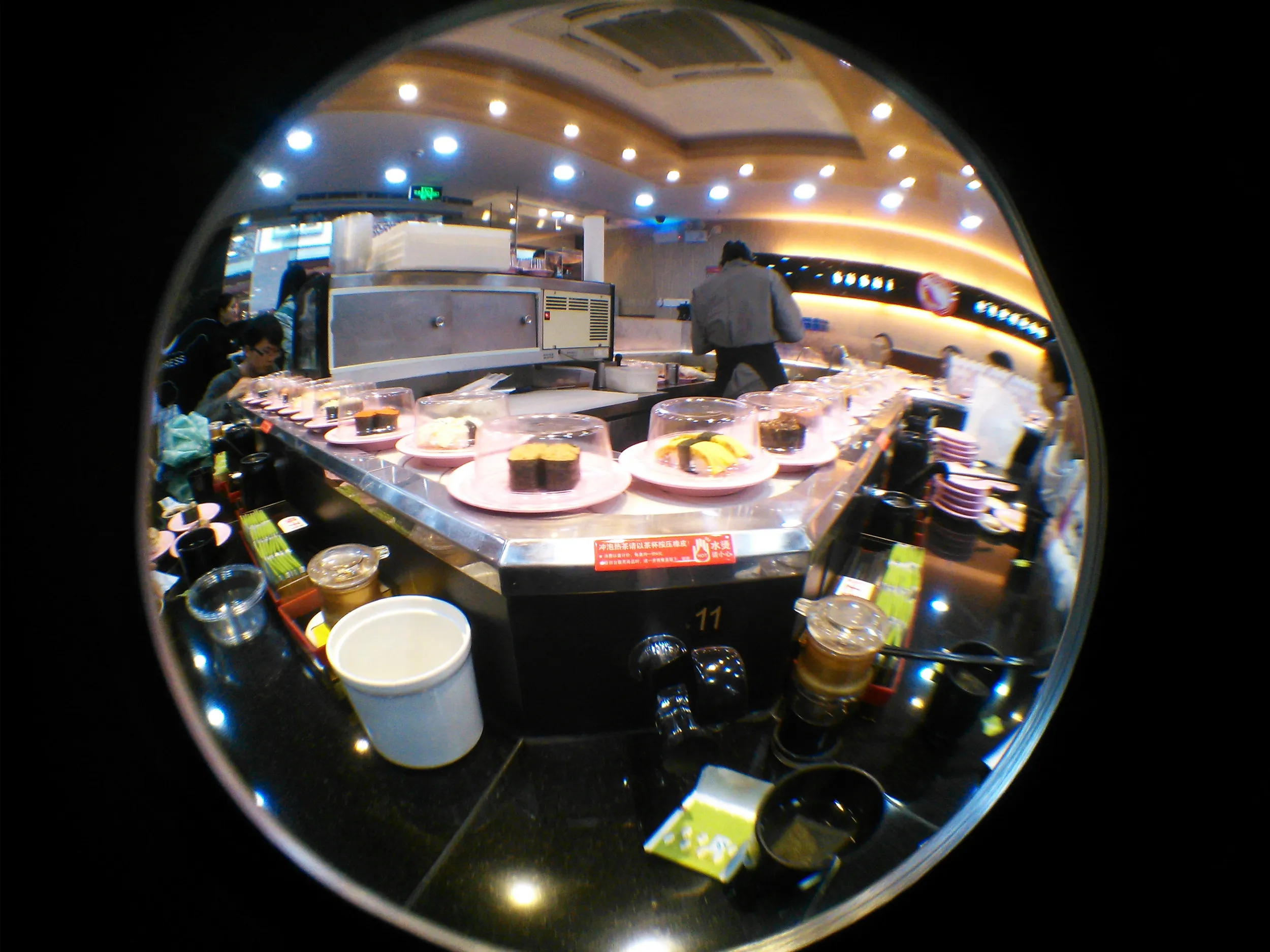 豫園商店街、寿司屋