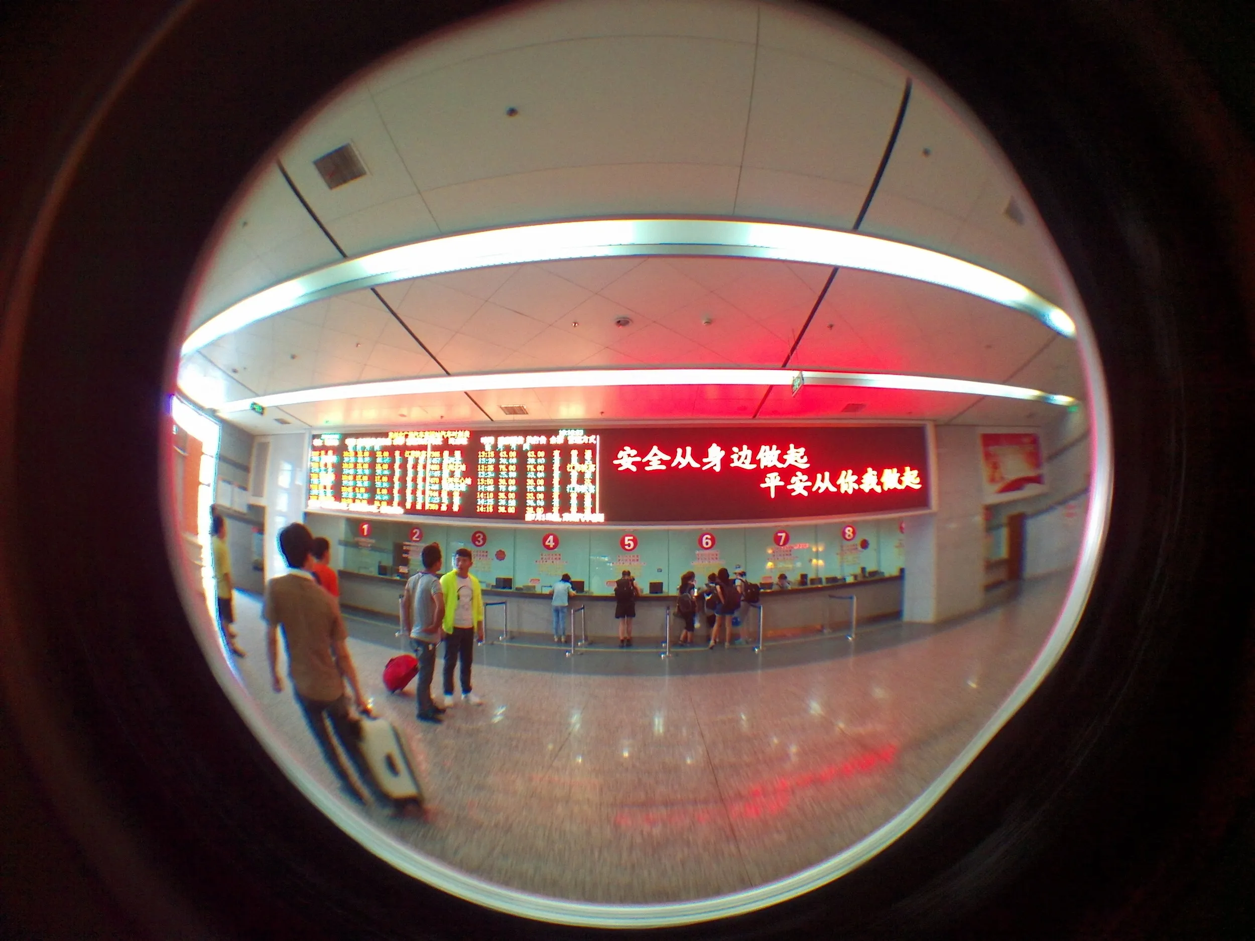 蘇州駅付近のバスターミナル