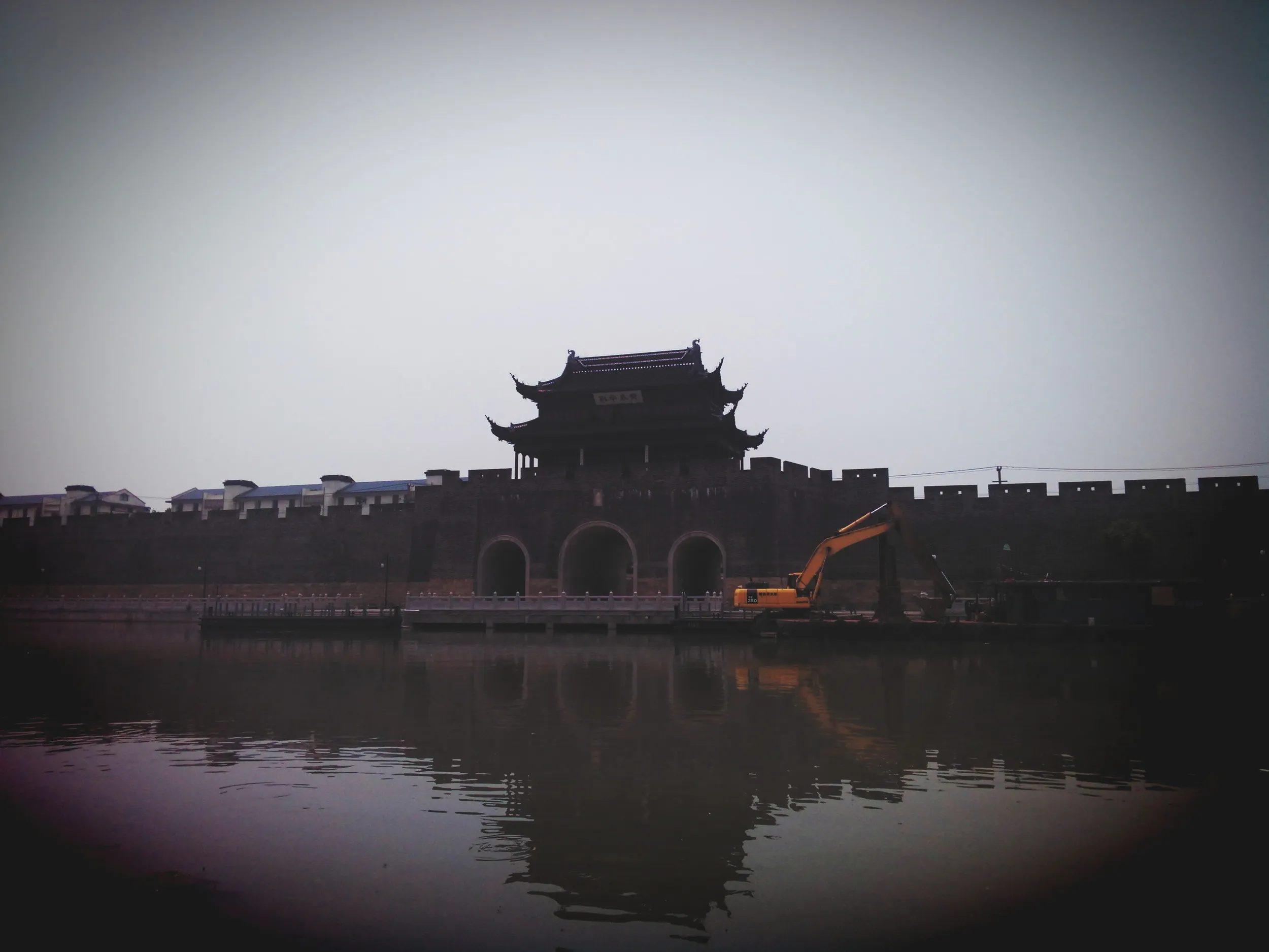 蘇州駅前の風景