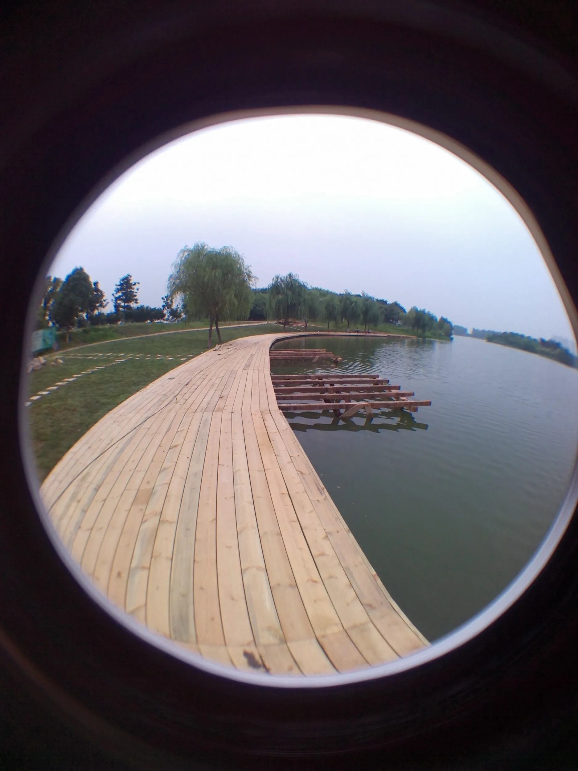 蘇州虎丘湿地公園、桟橋