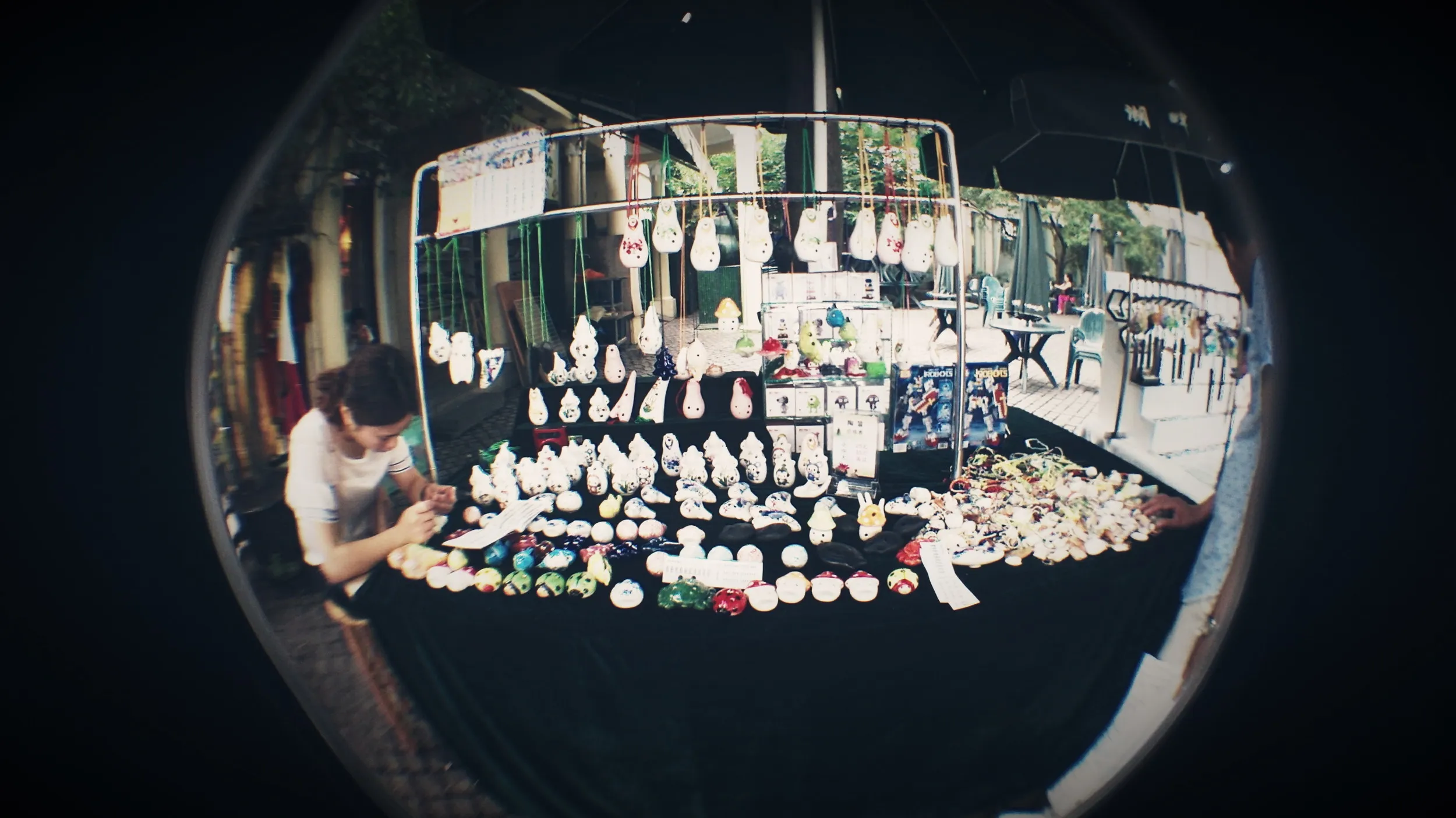 オカリナ販売の露店