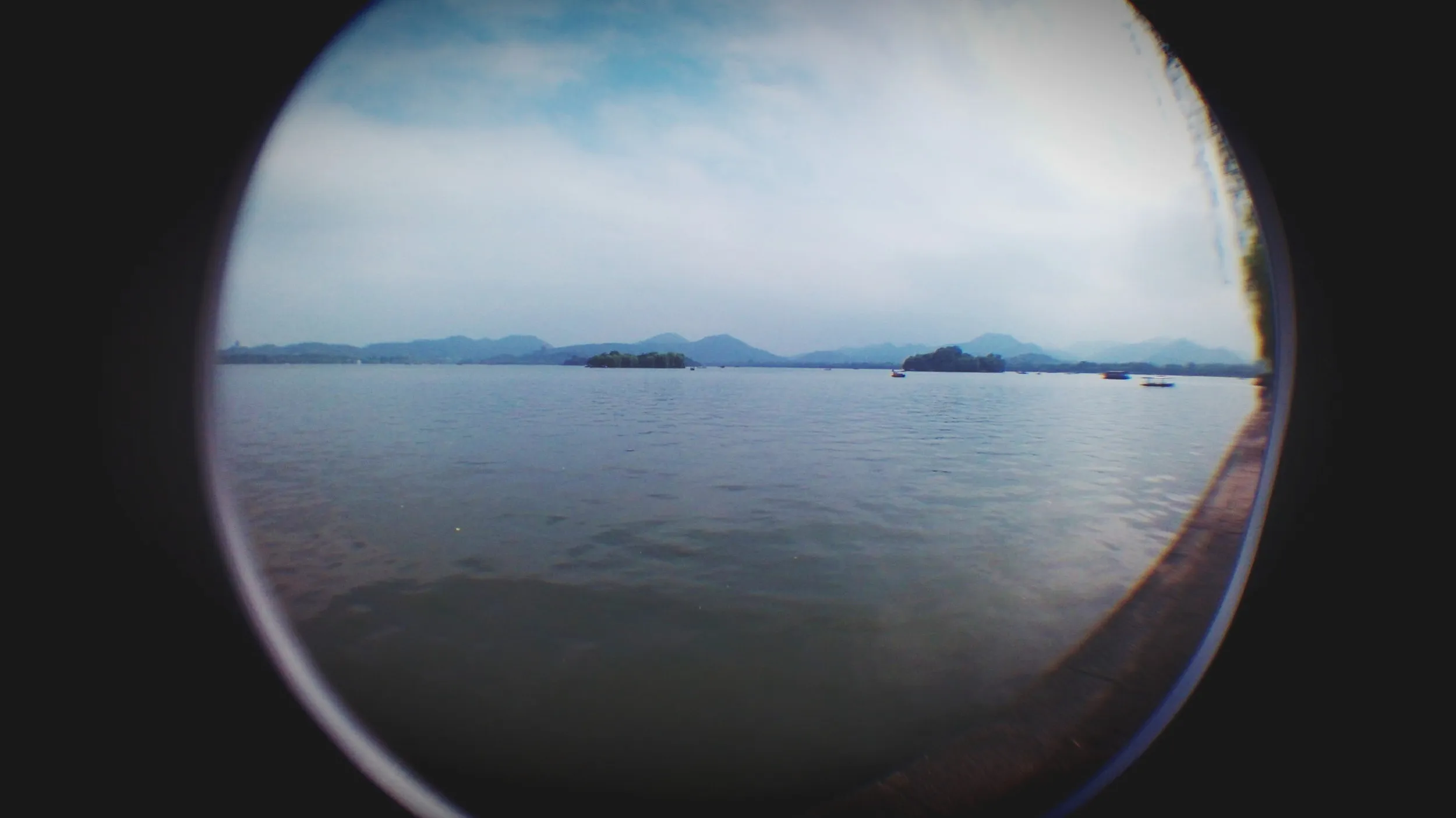 白堤付近の景色