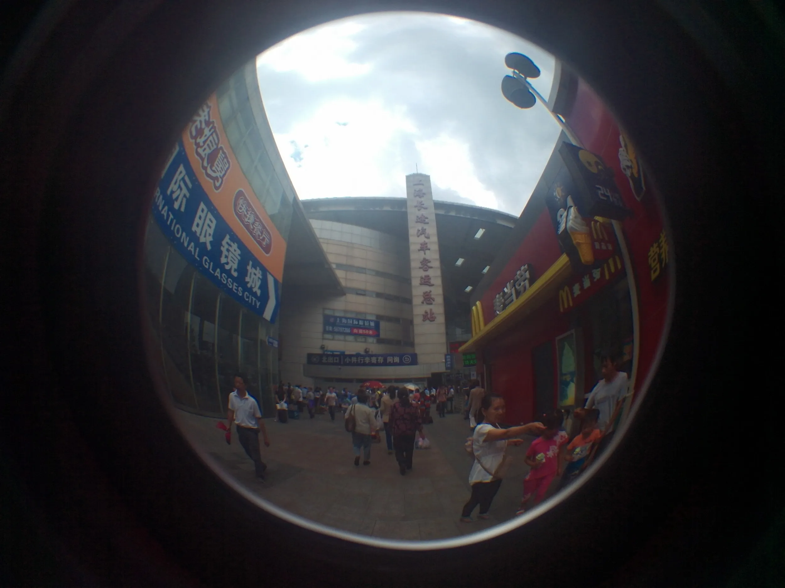 上海駅の長距離バスターミナル