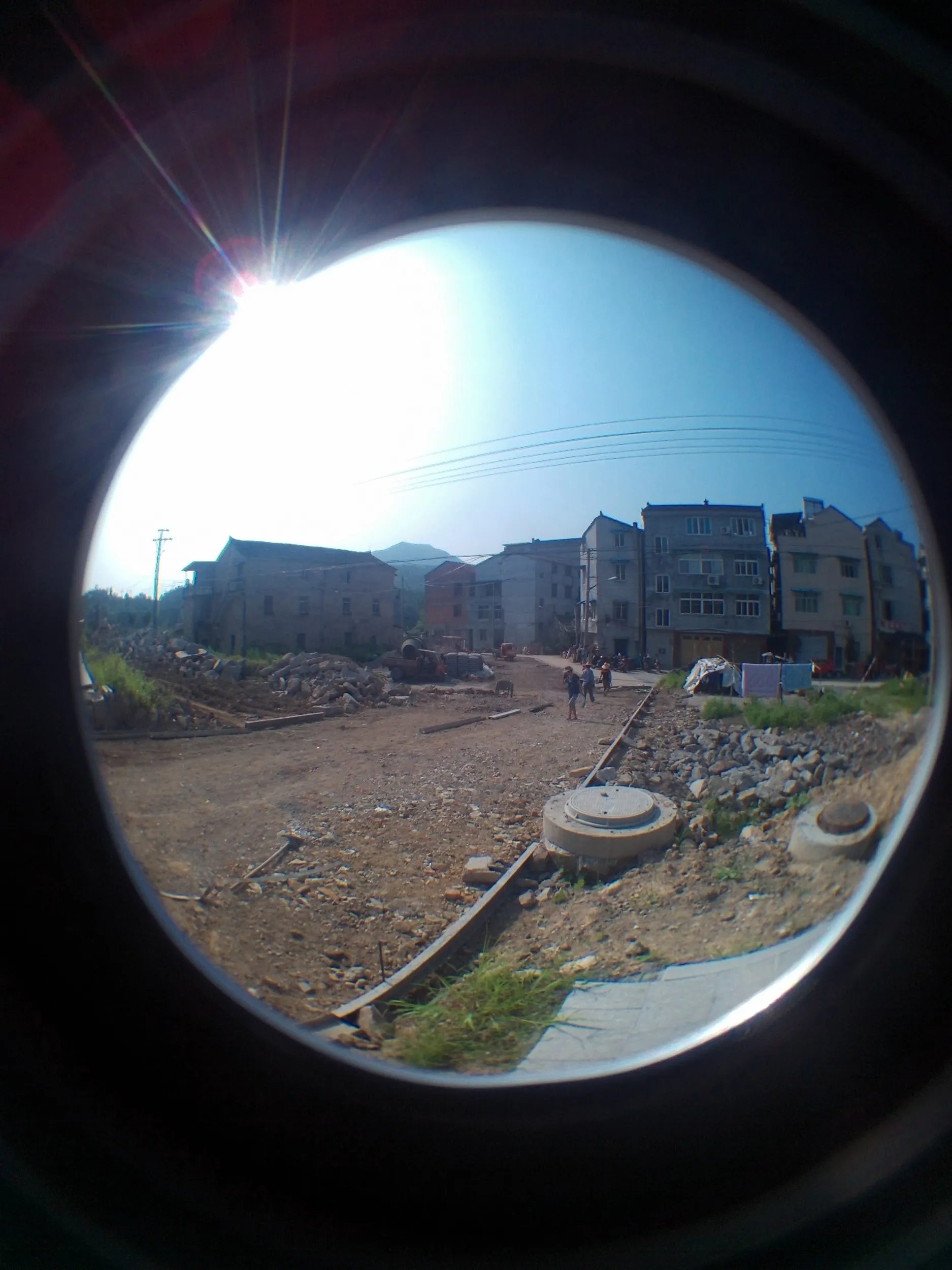 坦五線沿いの風景