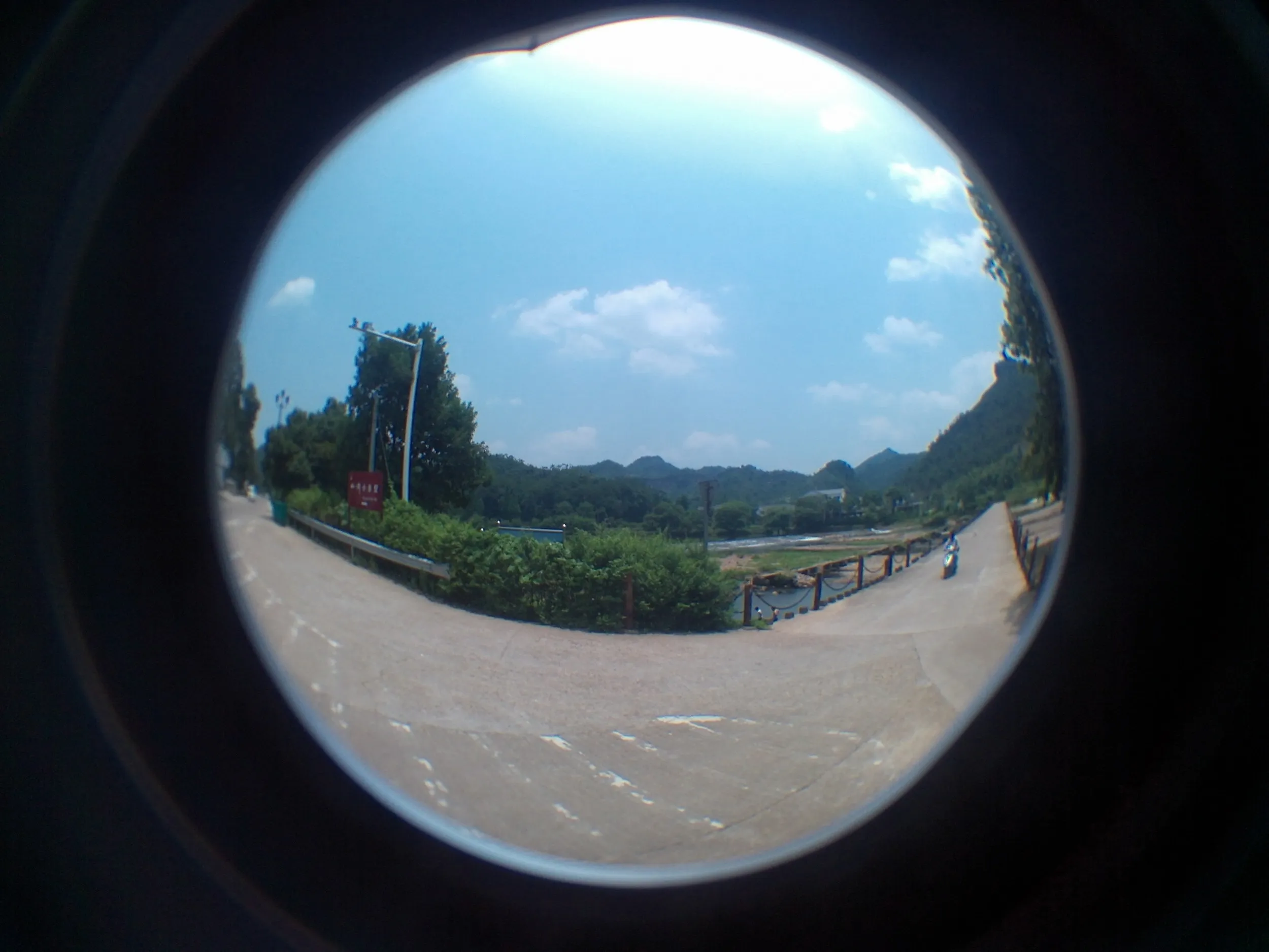 小赤壁付近の風景