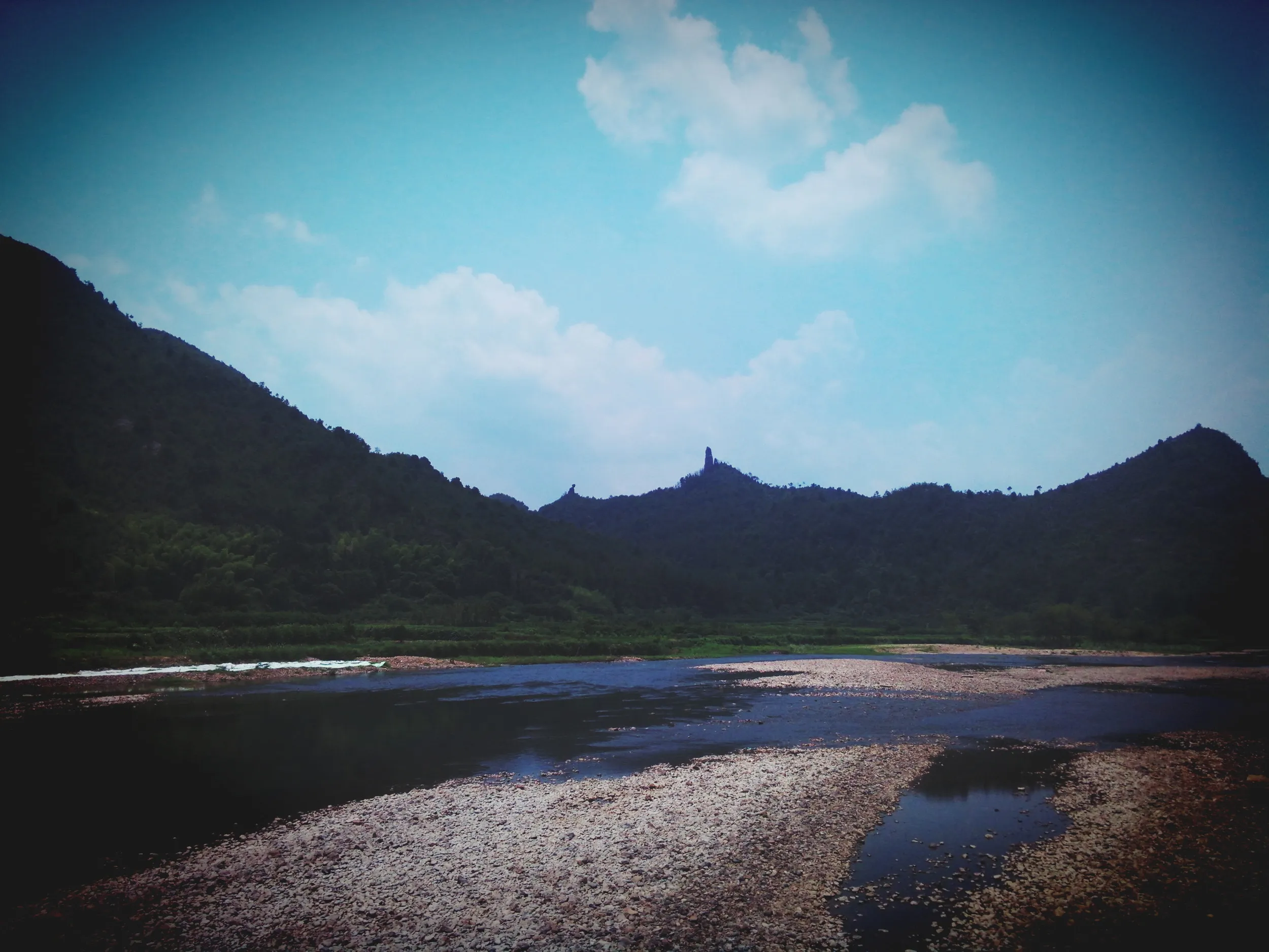 小赤壁付近の風景