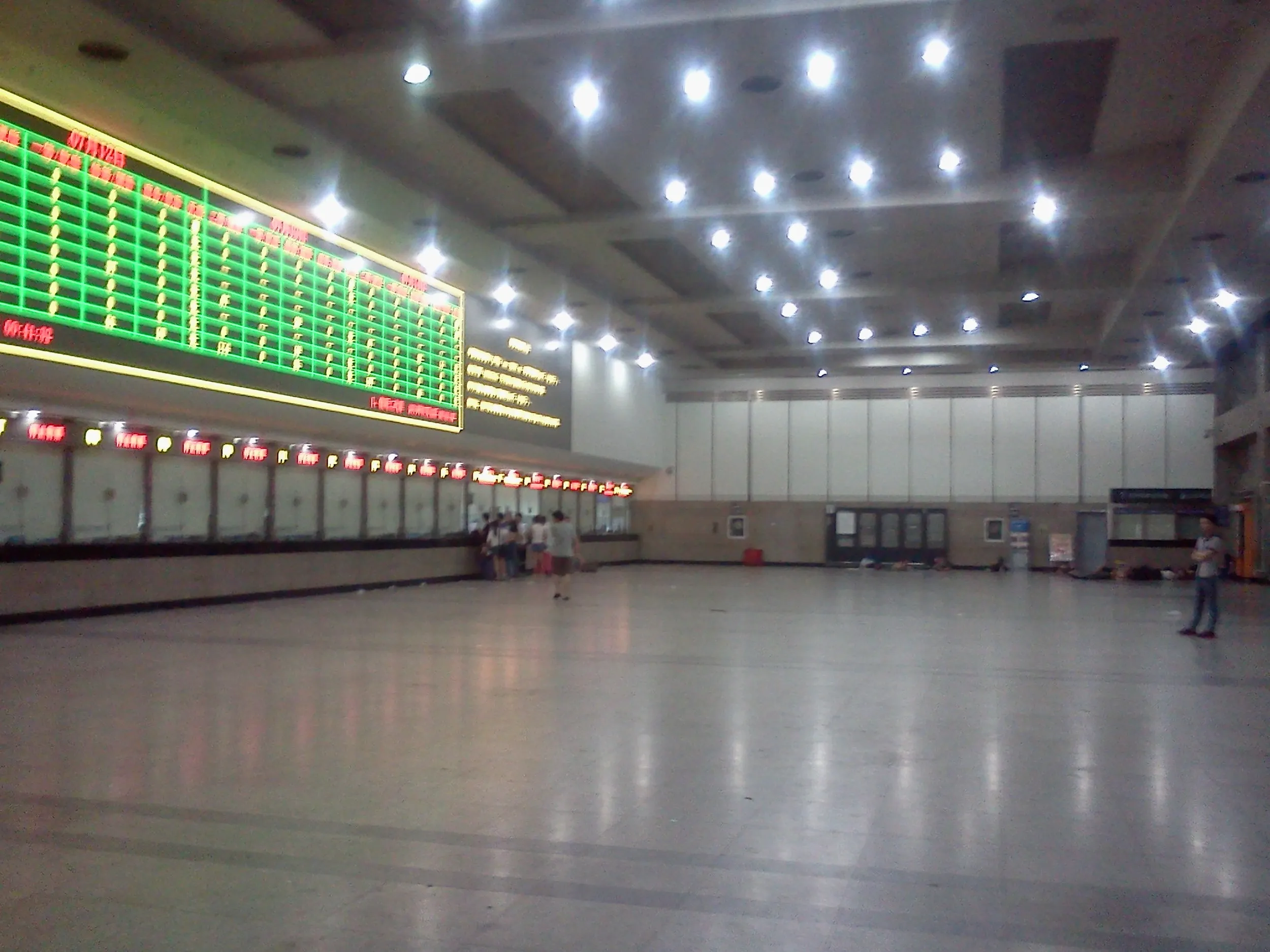 杭州駅の切符売場