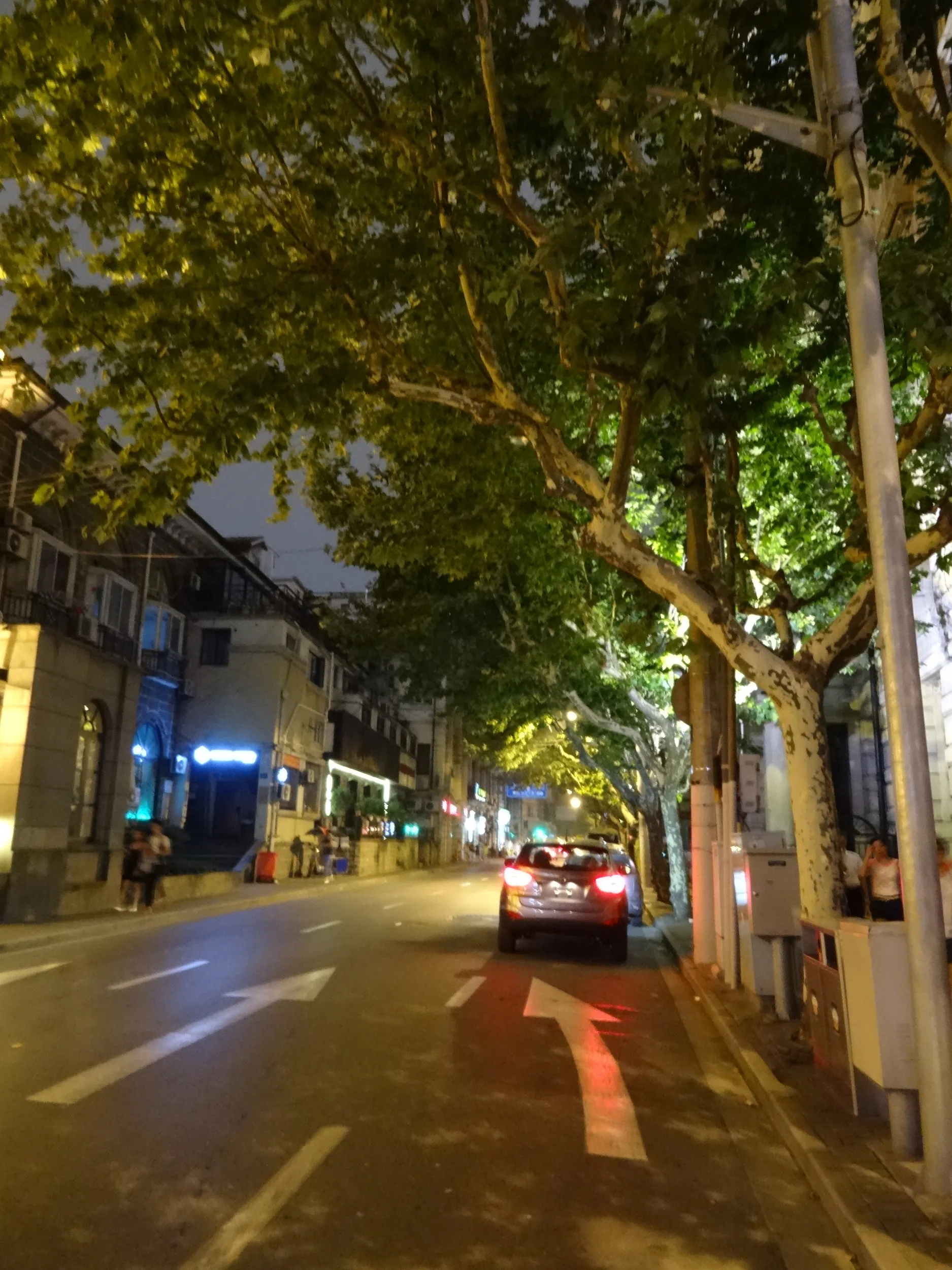 夜の外灘を散歩