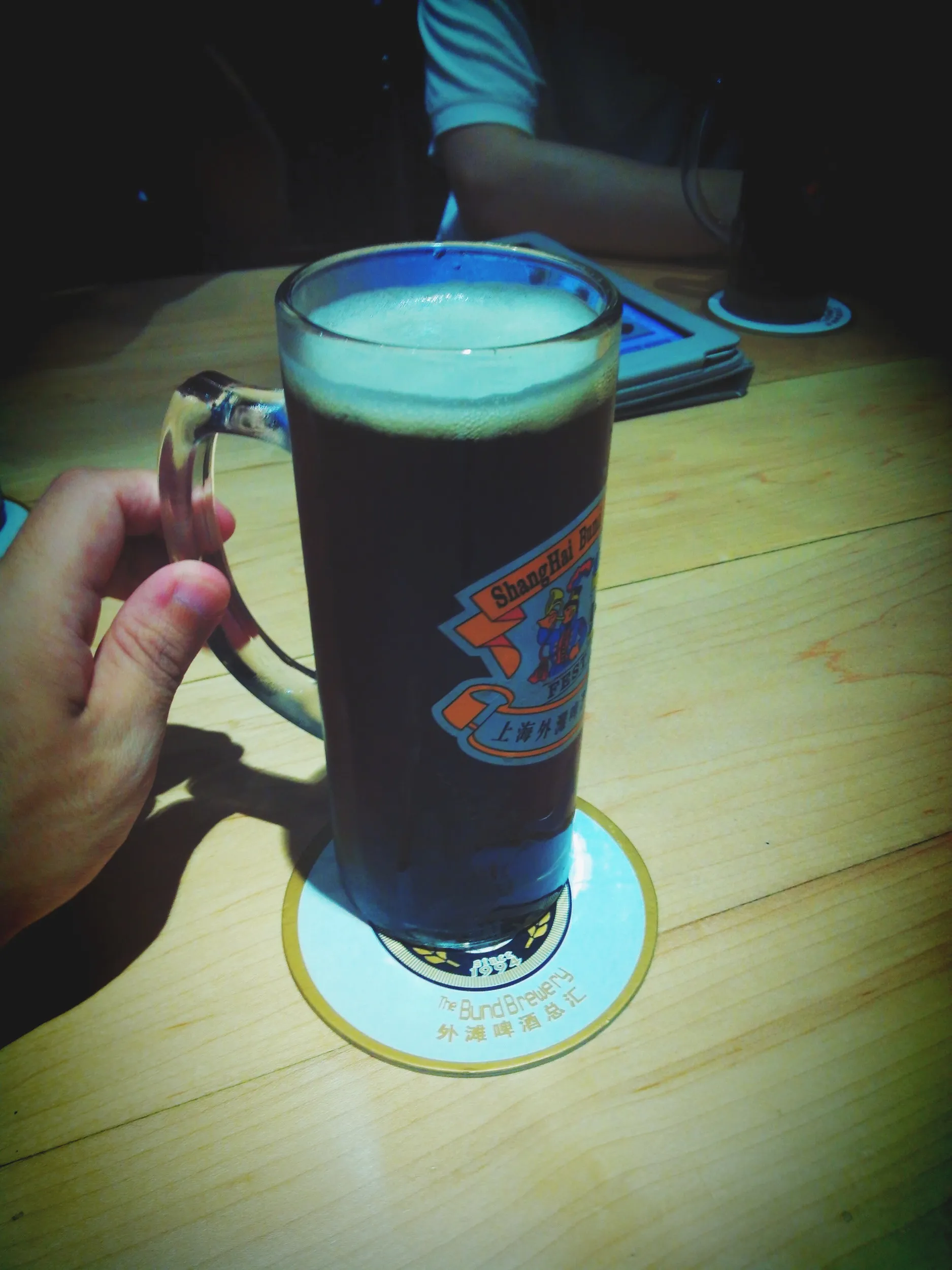 外灘啤酒總匯で飲み会