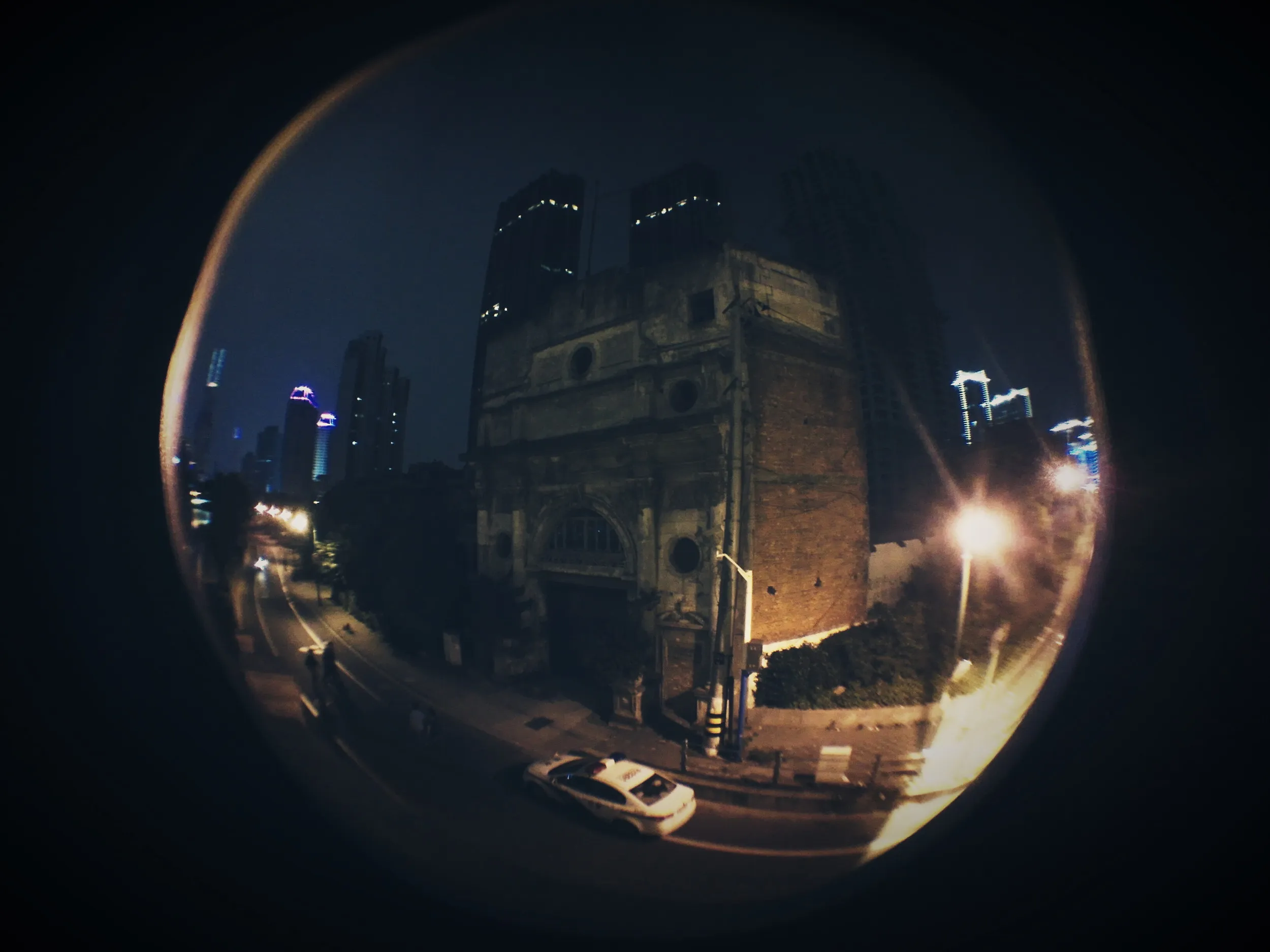 南蘇州路から上海の夜景