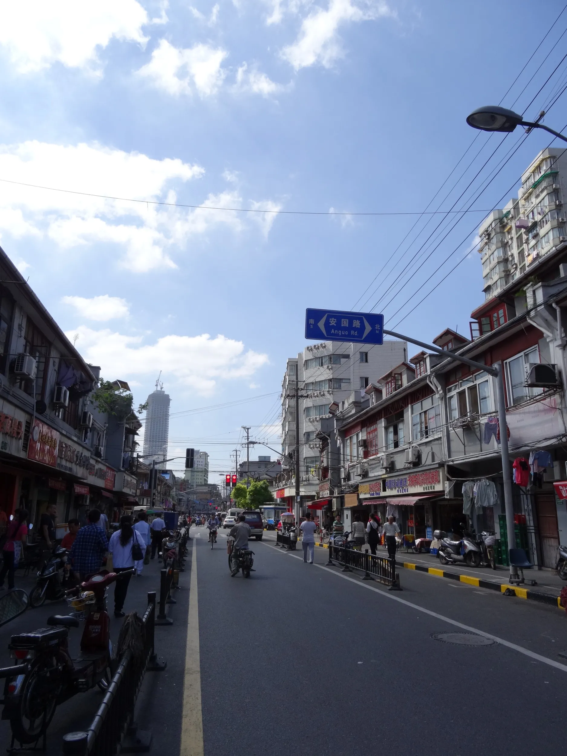 石庫門付近の街並み