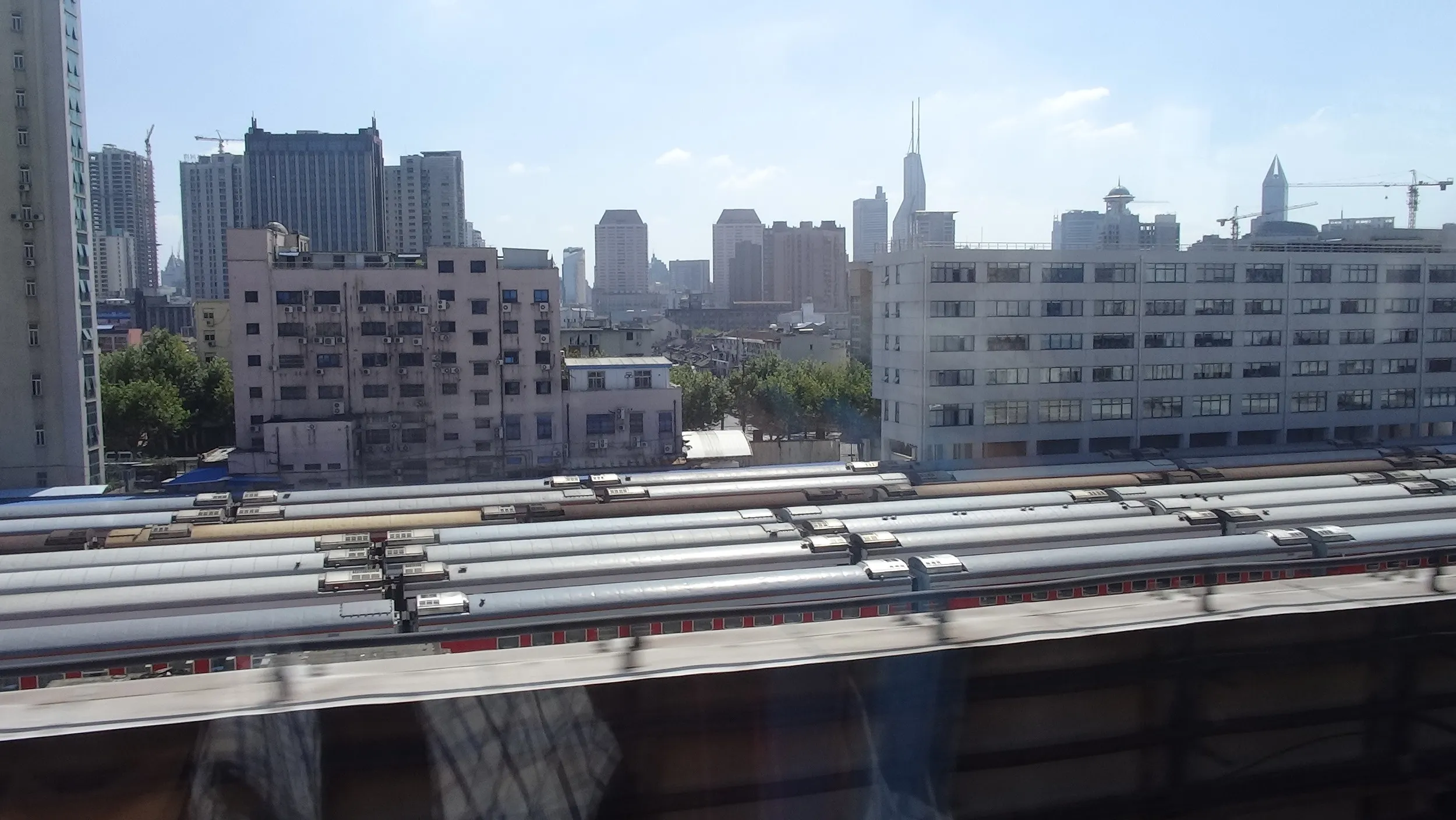 大連駅から上海駅へ