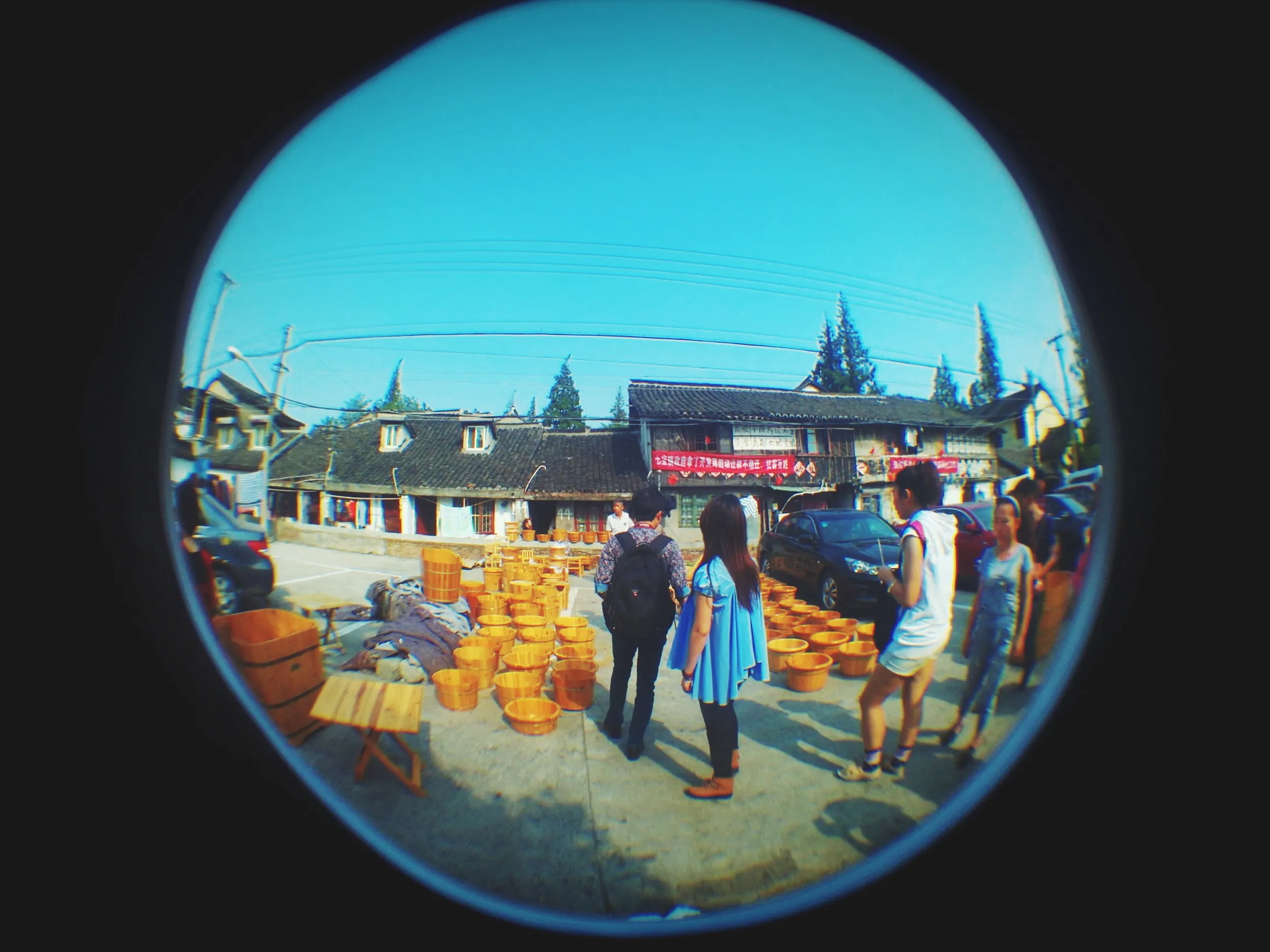 七宝老街の街並み