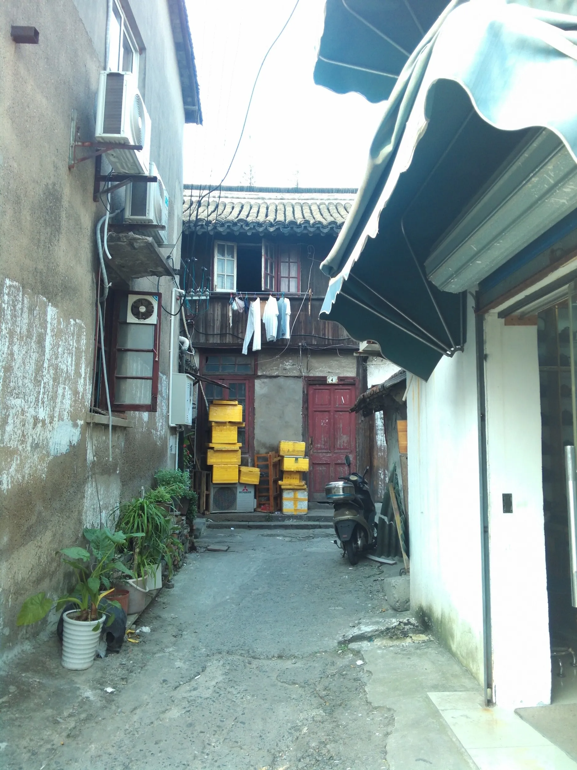 七宝老街の裏路地