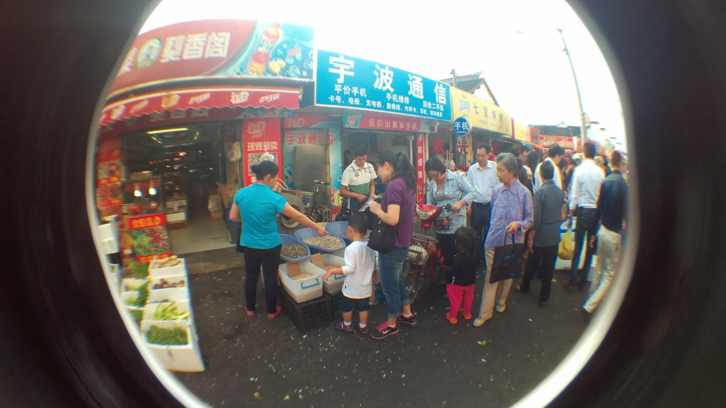 七宝老街の風景