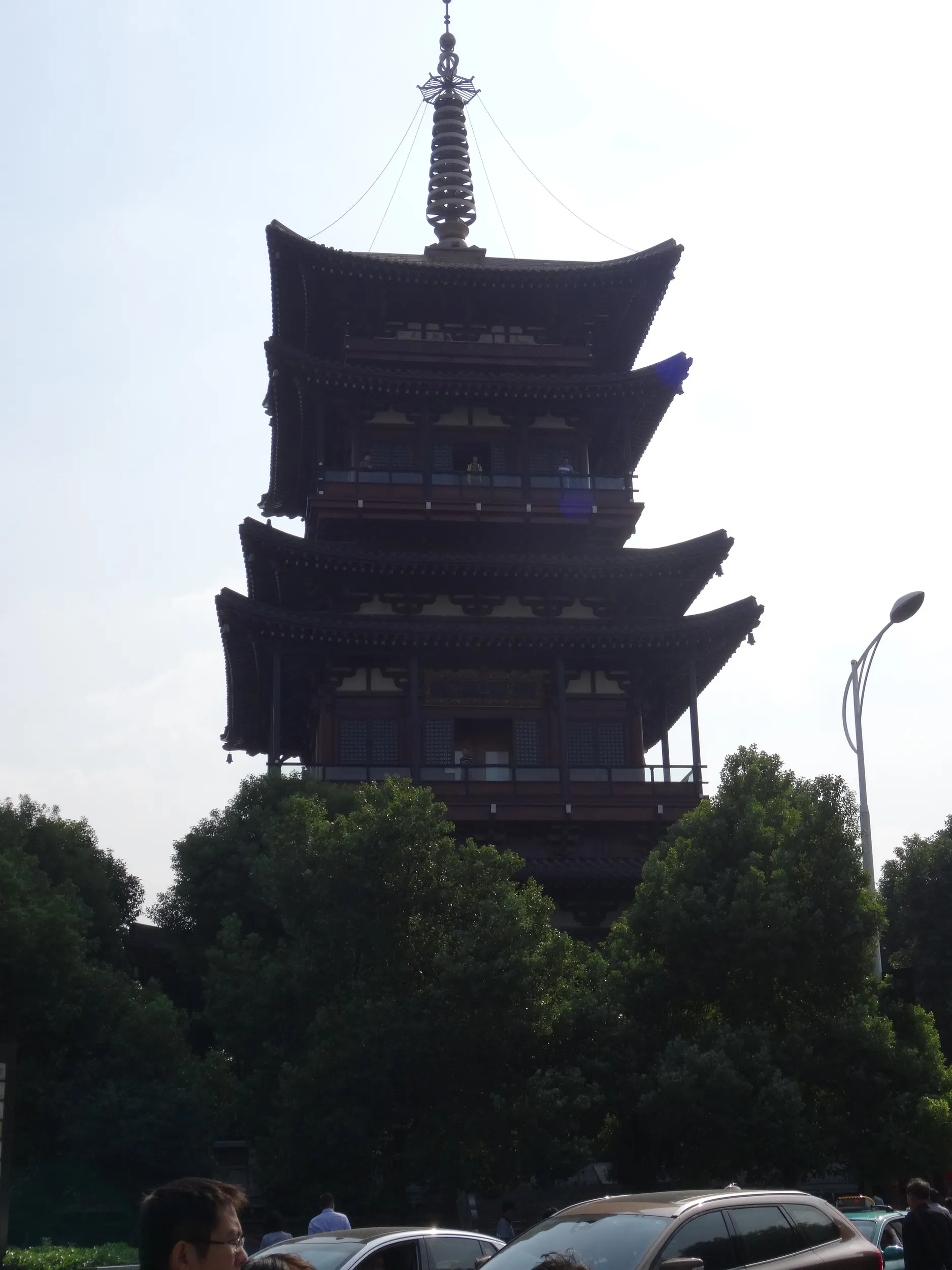 古楼付近の望仙楼へ到着